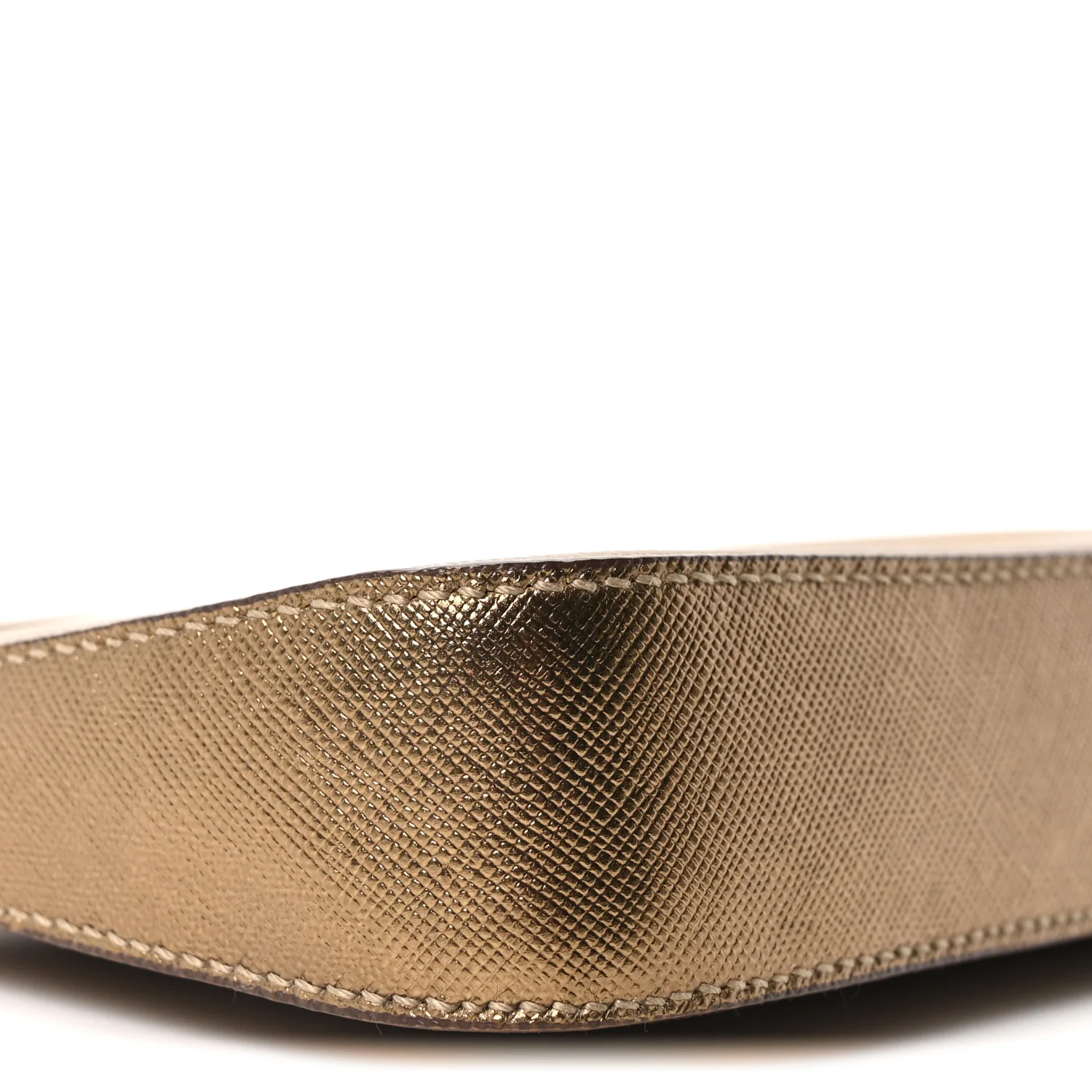 Metallic Saffiano Pochette Bronzo - Image 9