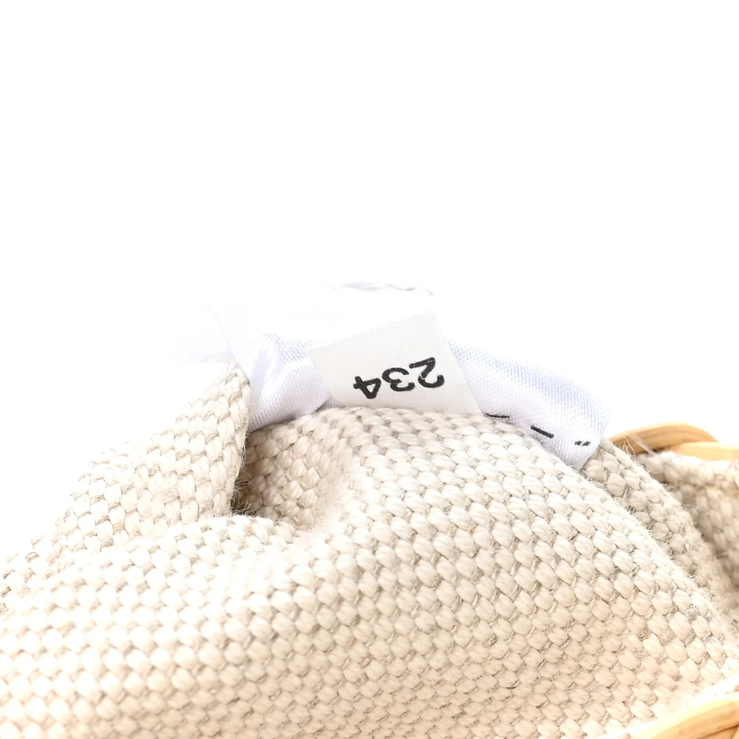 Midollino City Calfskin Mini Bag Naturale White - Image 7