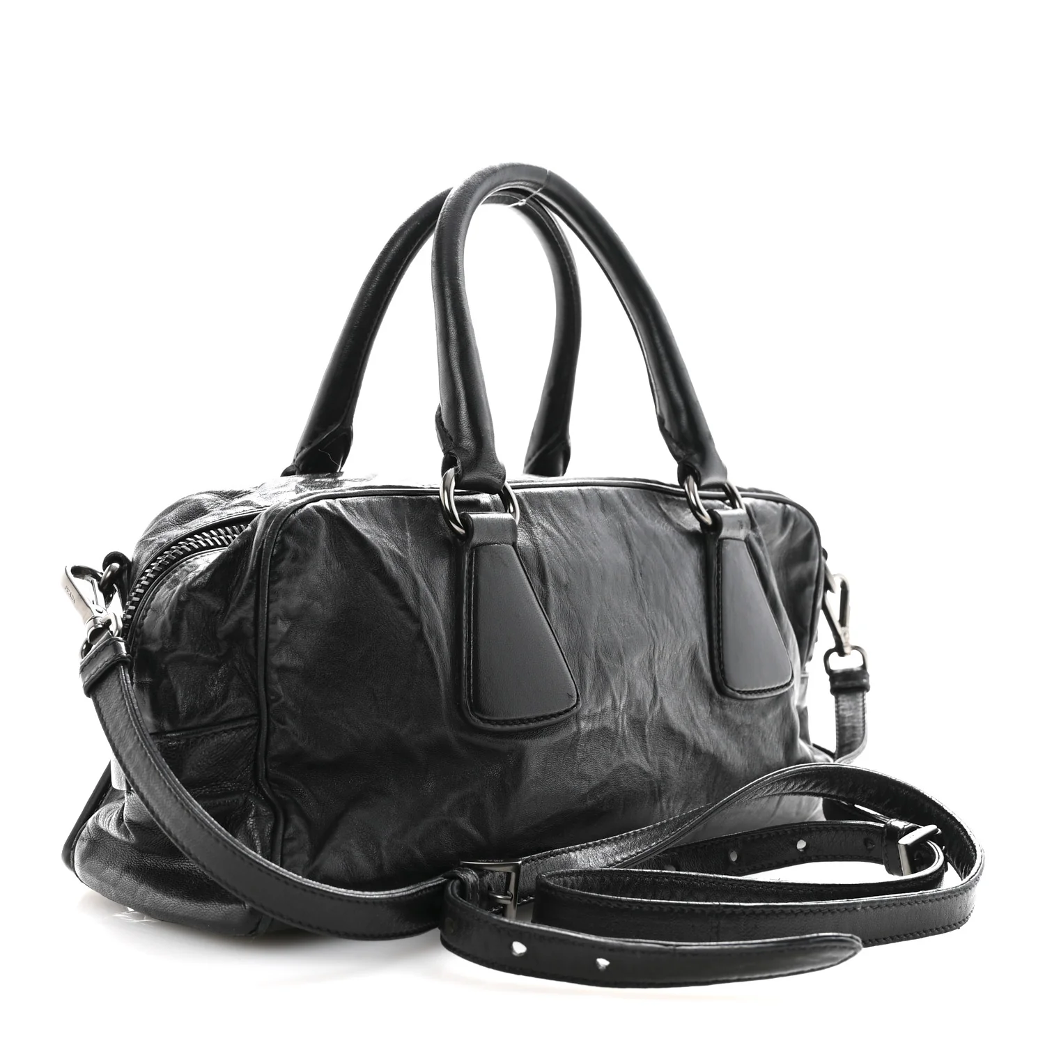 Nappa Antique Bowler Black - Image 3
