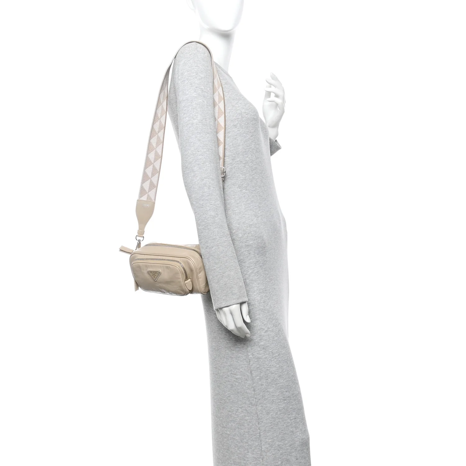 Nappa Antique Multi-Pocket Shoulder Bag Deserto - Image 2