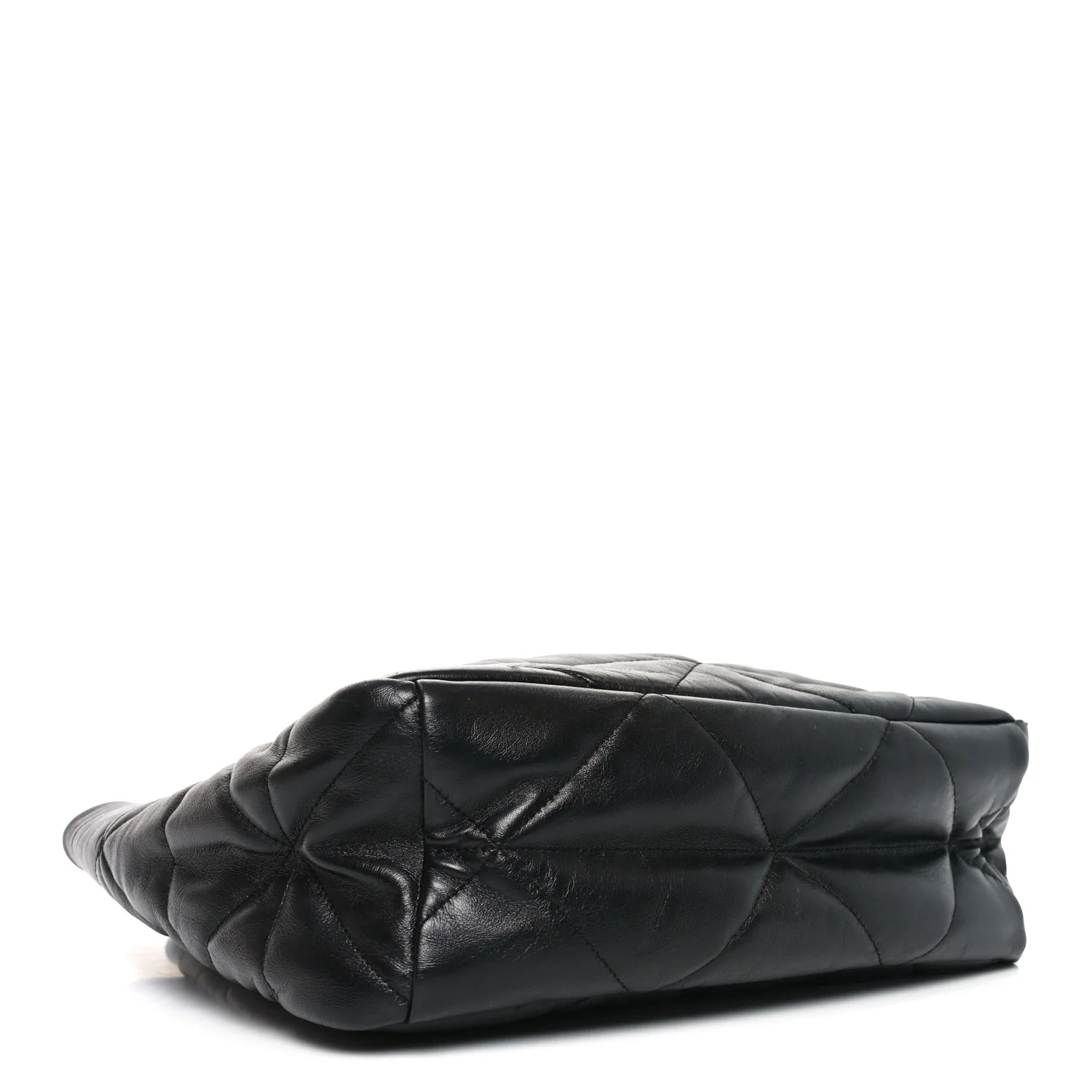 Nappa Quilted Medium Dynamique Tote Black - Image 4