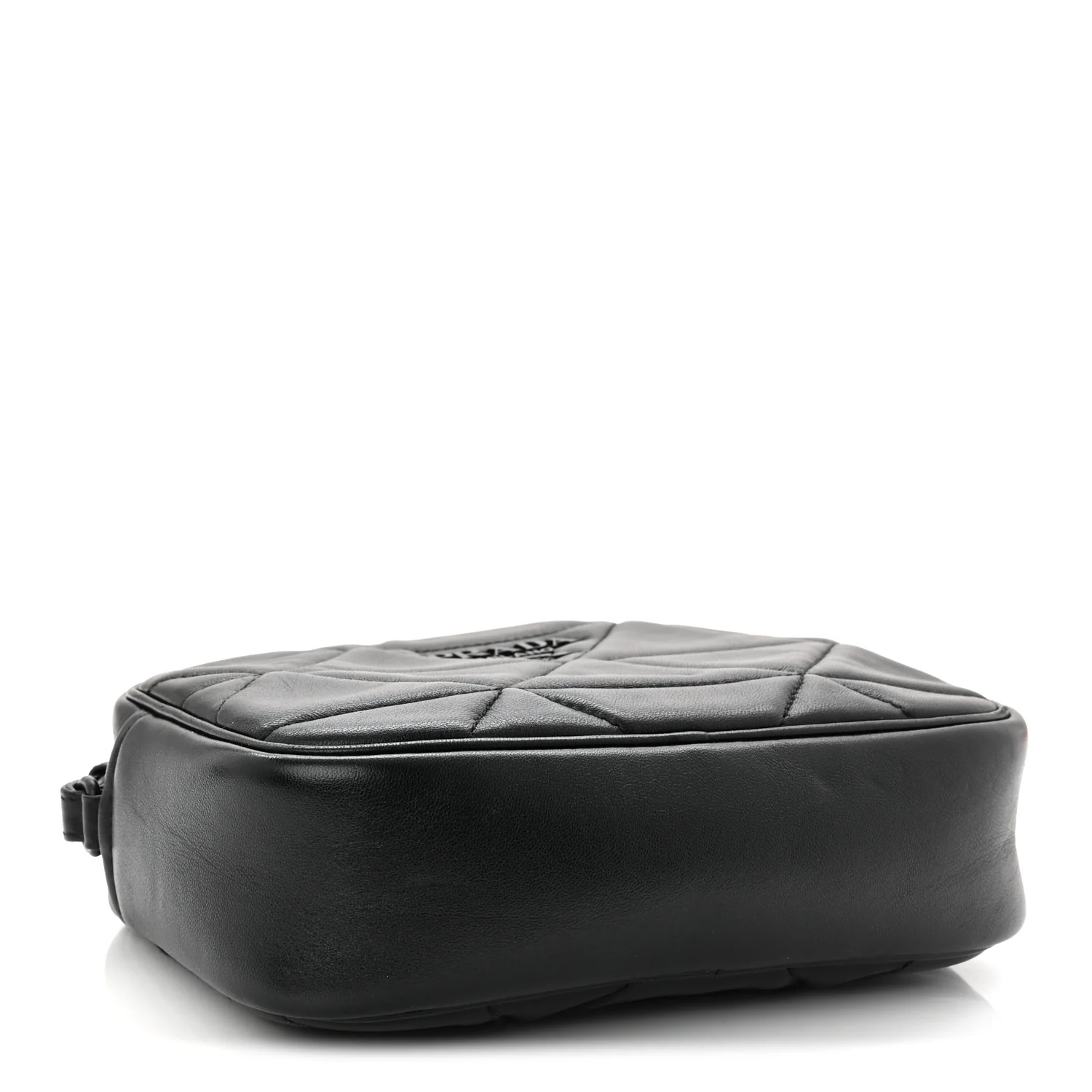 Nappa Triangle Stitched Spectrum Camera Bag Black - Image 4