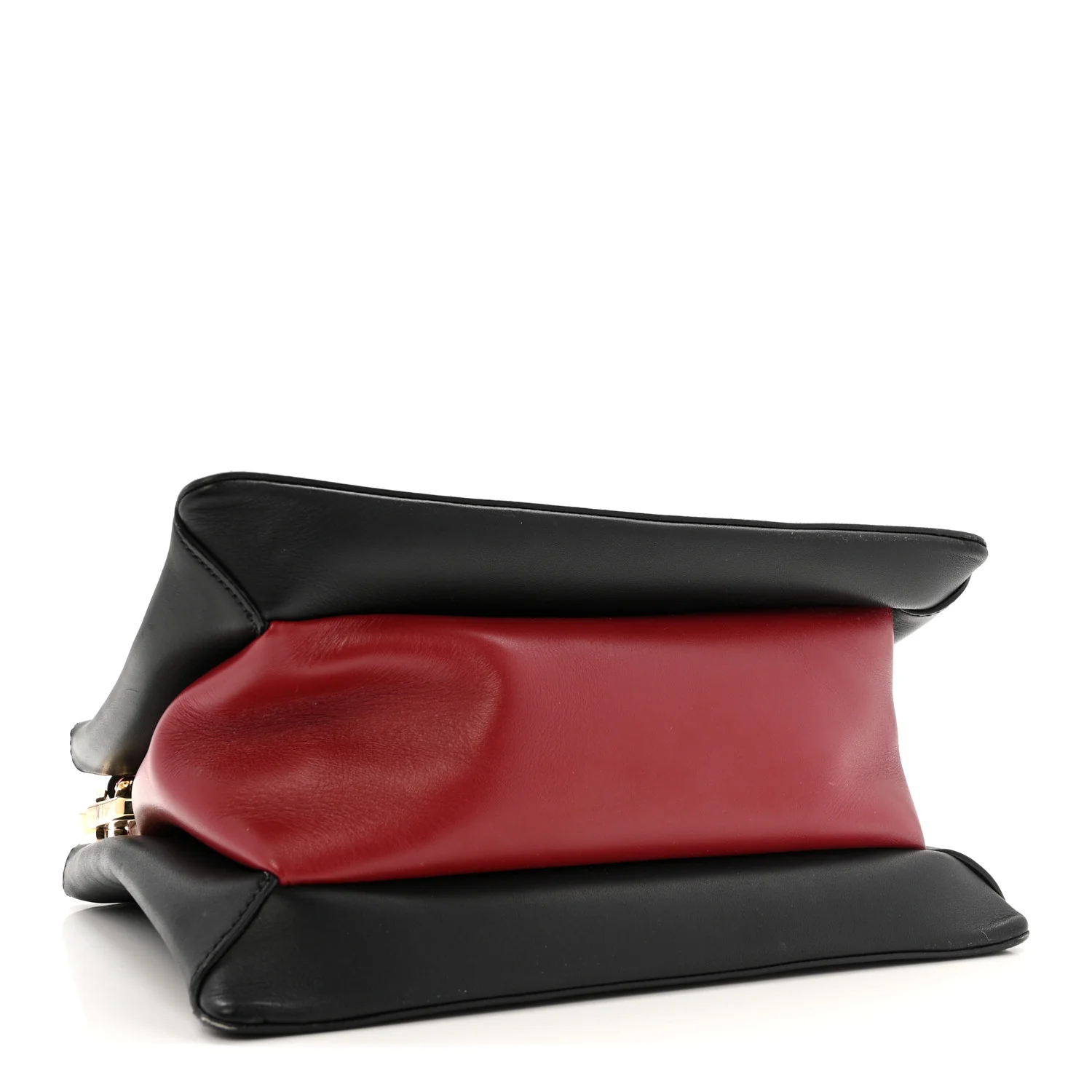 New Calfskin Small Deux Shoulder Bag Black - Image 4