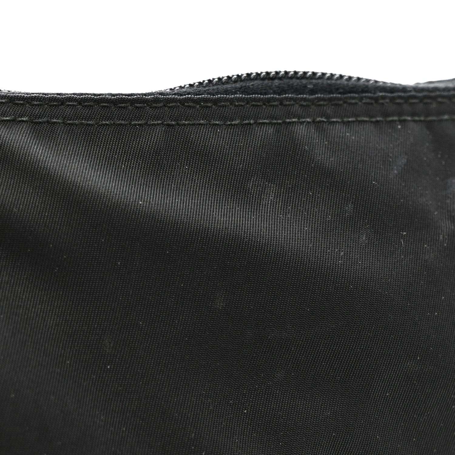 Nylon Flat Messenger Bag Black - Image 11