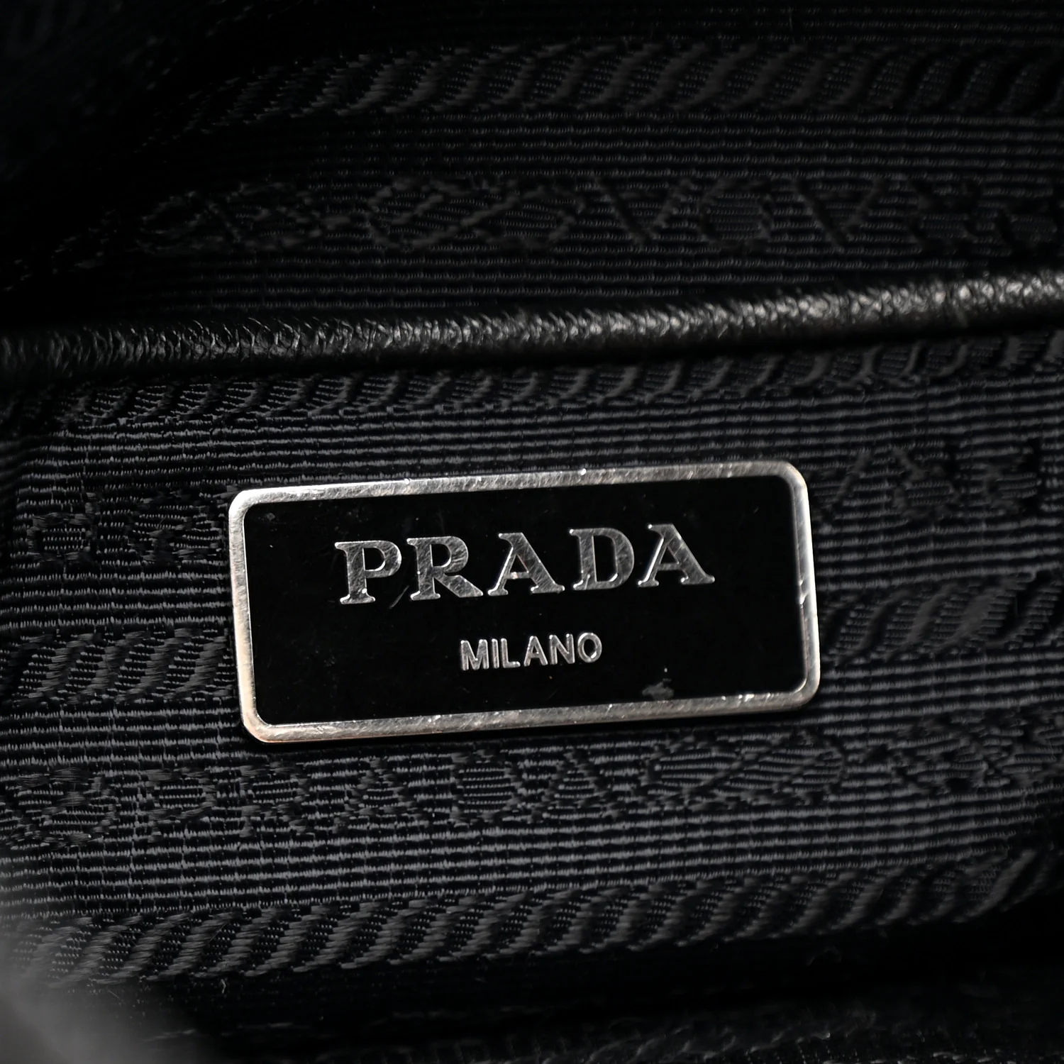 Nylon Flat Messenger Bag Black - Image 6