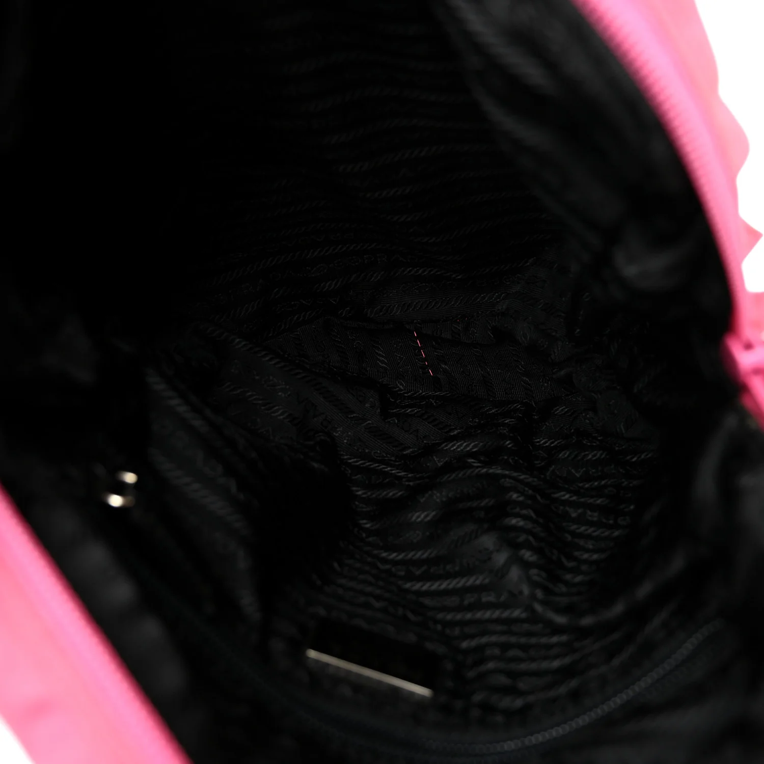 Nylon Messenger Bag Fuxia - Image 9