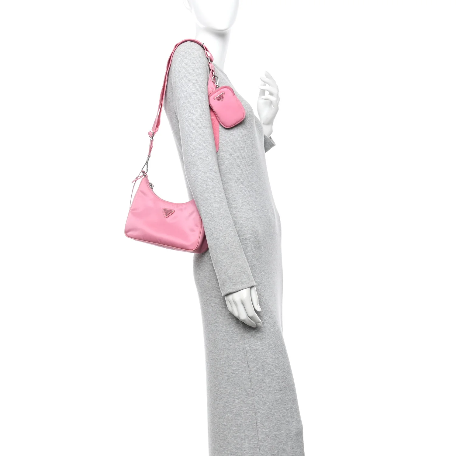 Nylon Re-Edition 2005 Shoulder Bag Begonia - Image 2