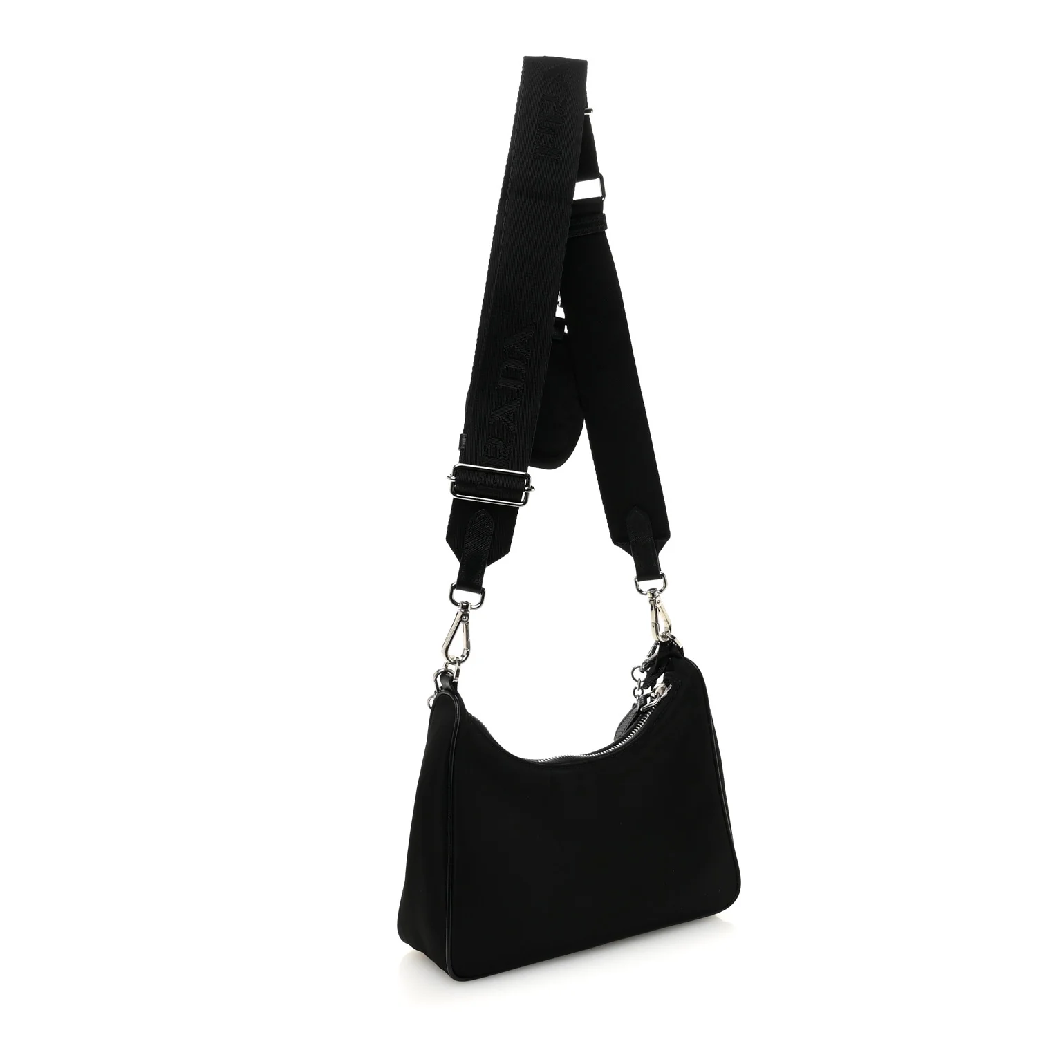 Nylon Re-Edition 2005 Shoulder Bag Black - Image 3