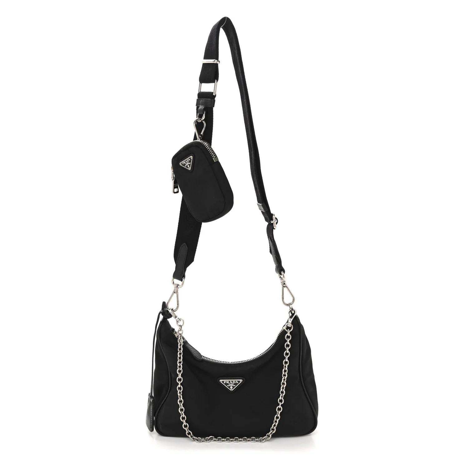 Nylon Re-Edition 2005 Shoulder Bag Black