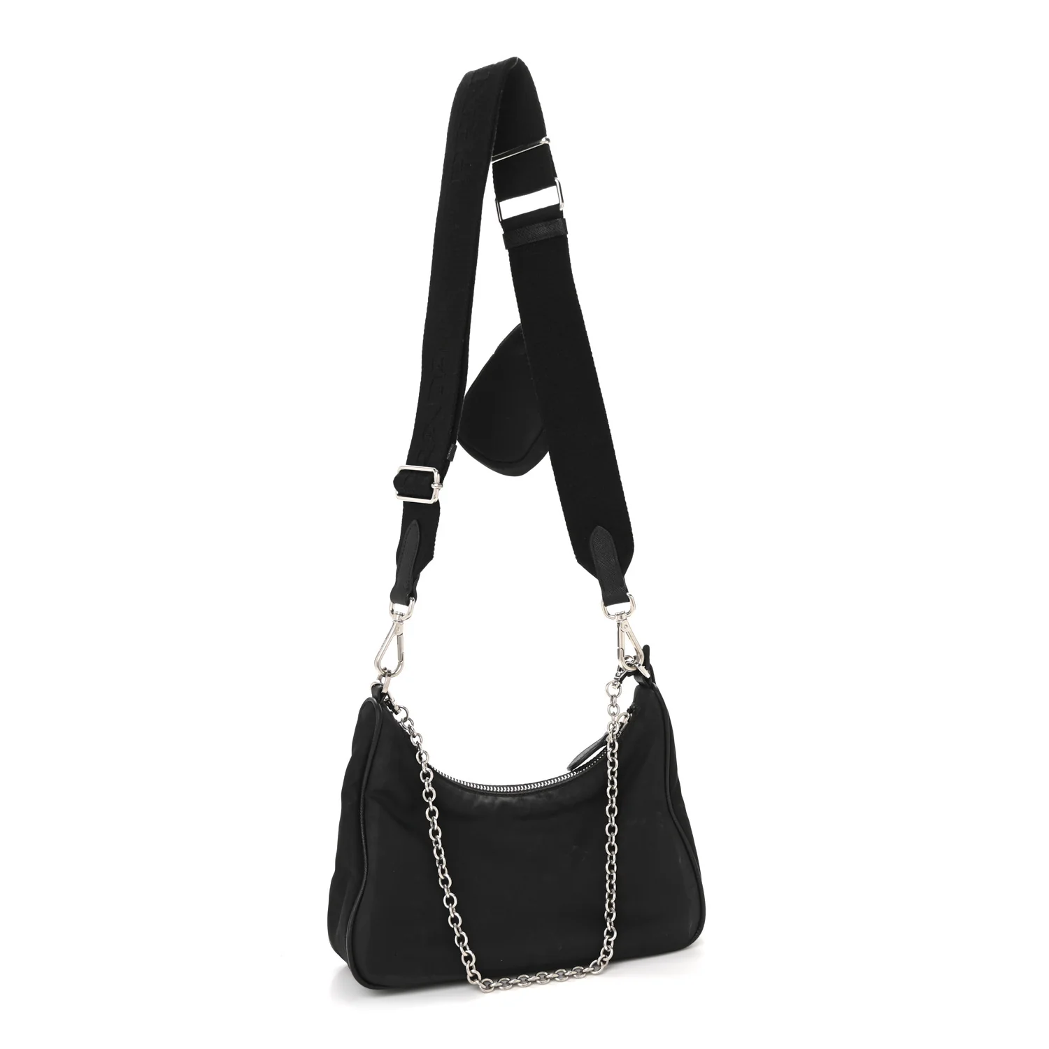 Nylon Re-Edition 2005 Shoulder Bag Black - Image 3