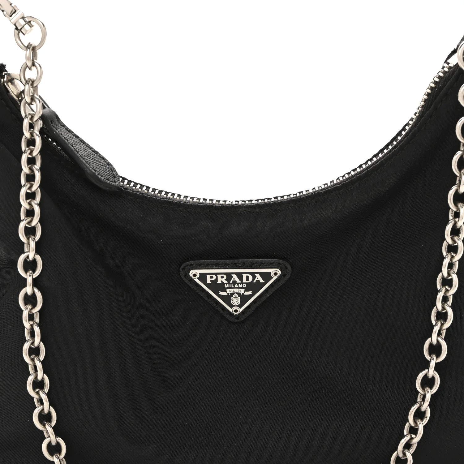 Nylon Re-Edition 2005 Shoulder Bag Black - Image 8