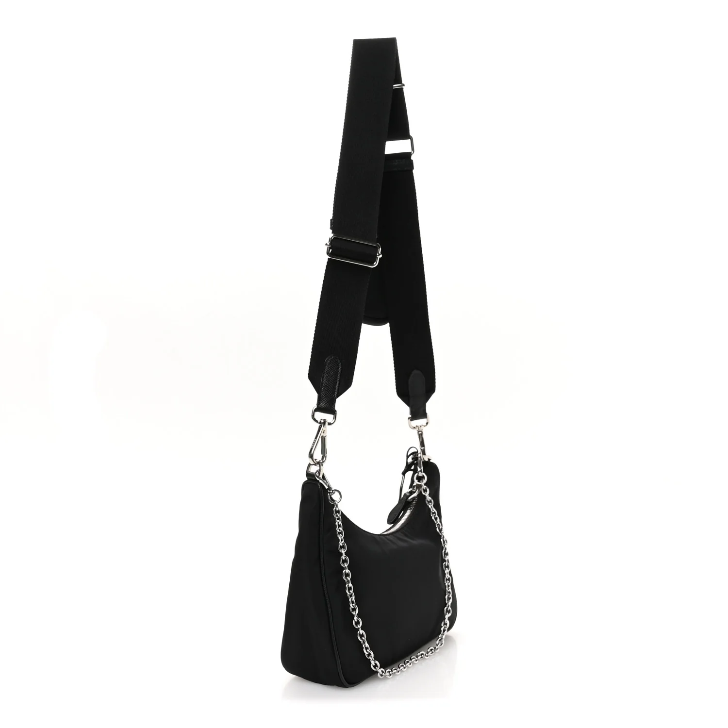 Nylon Re-Edition 2005 Shoulder Bag Black - Image 3