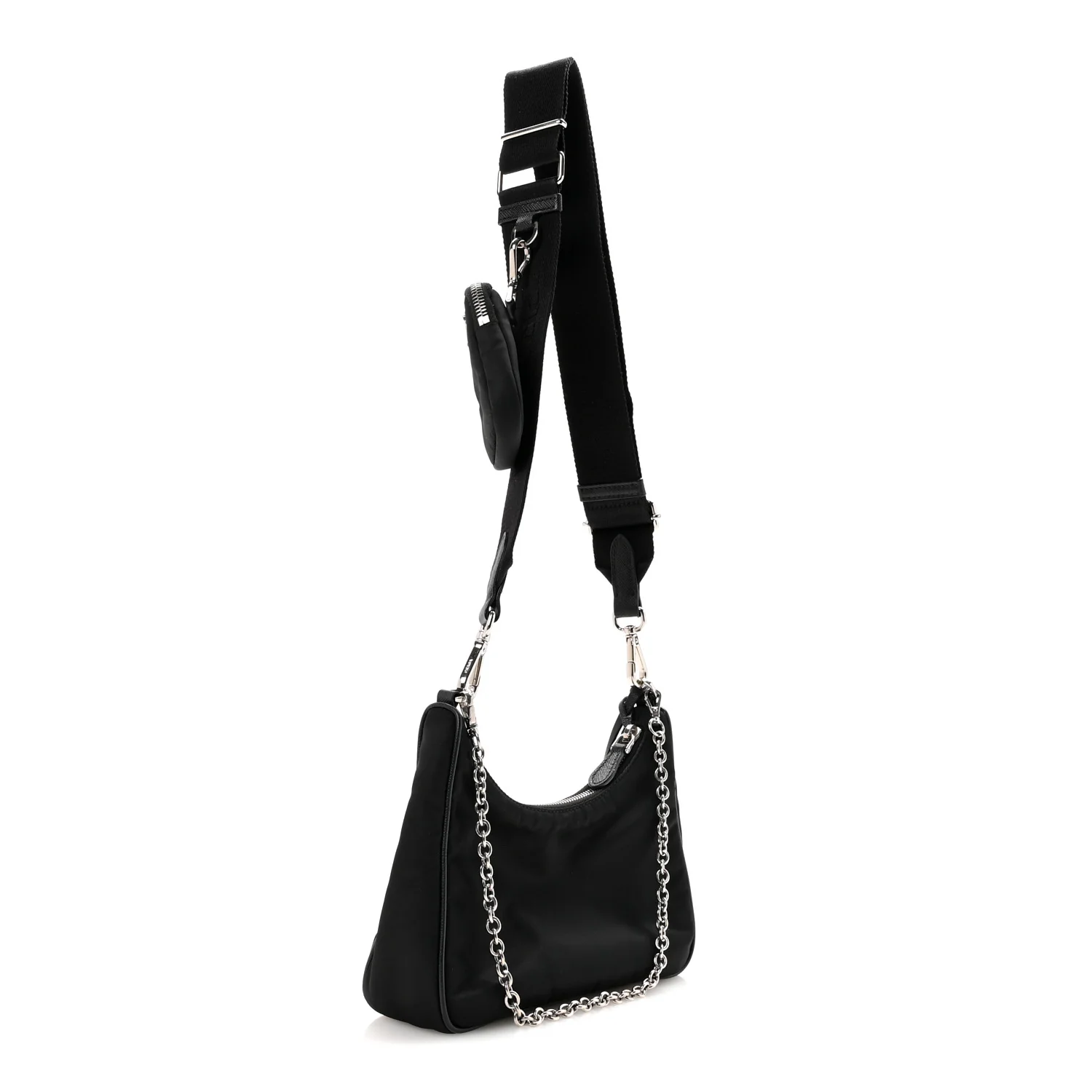 Nylon Re-Edition 2005 Shoulder Bag Black - Image 3