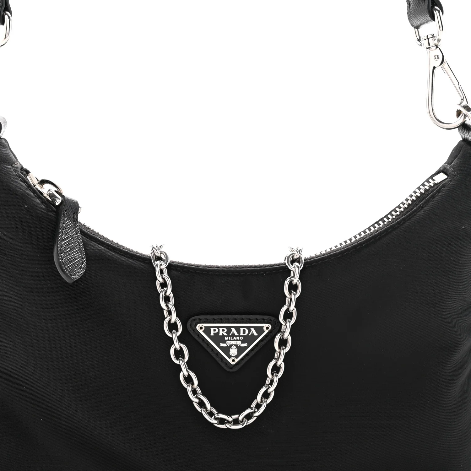 Nylon Re-Edition 2005 Shoulder Bag Black - Image 7