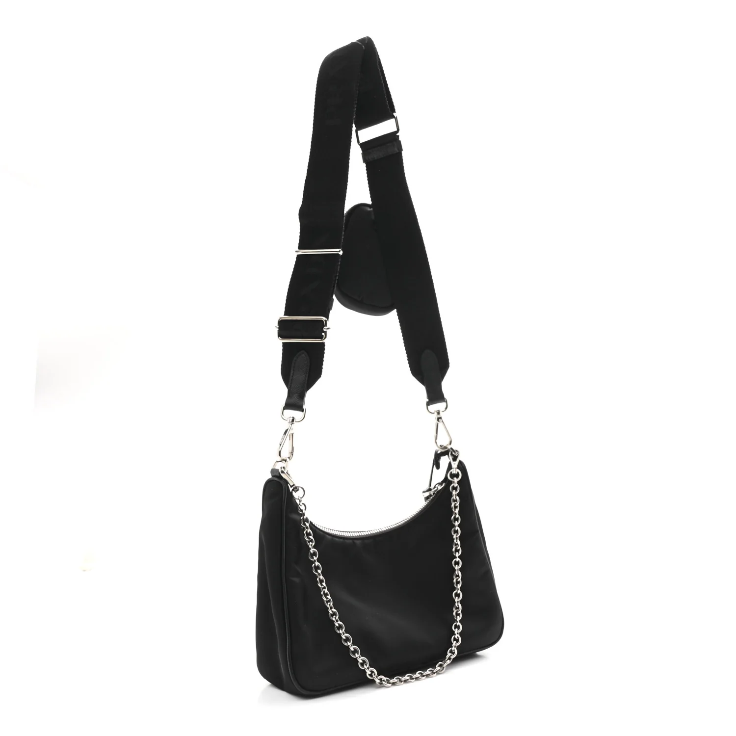 Nylon Re-Edition 2005 Shoulder Bag Black - Image 3