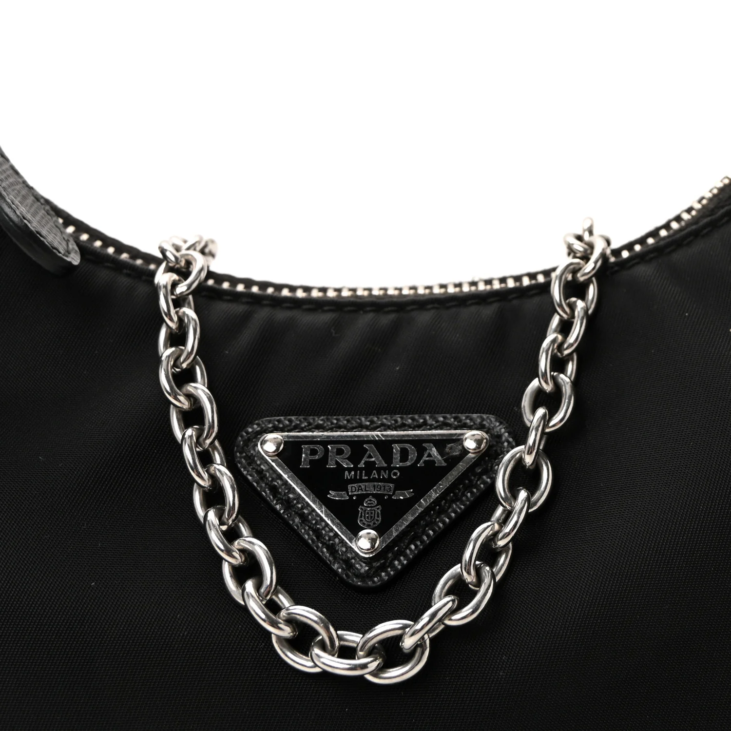 Nylon Re-Edition 2005 Shoulder Bag Black - Image 7