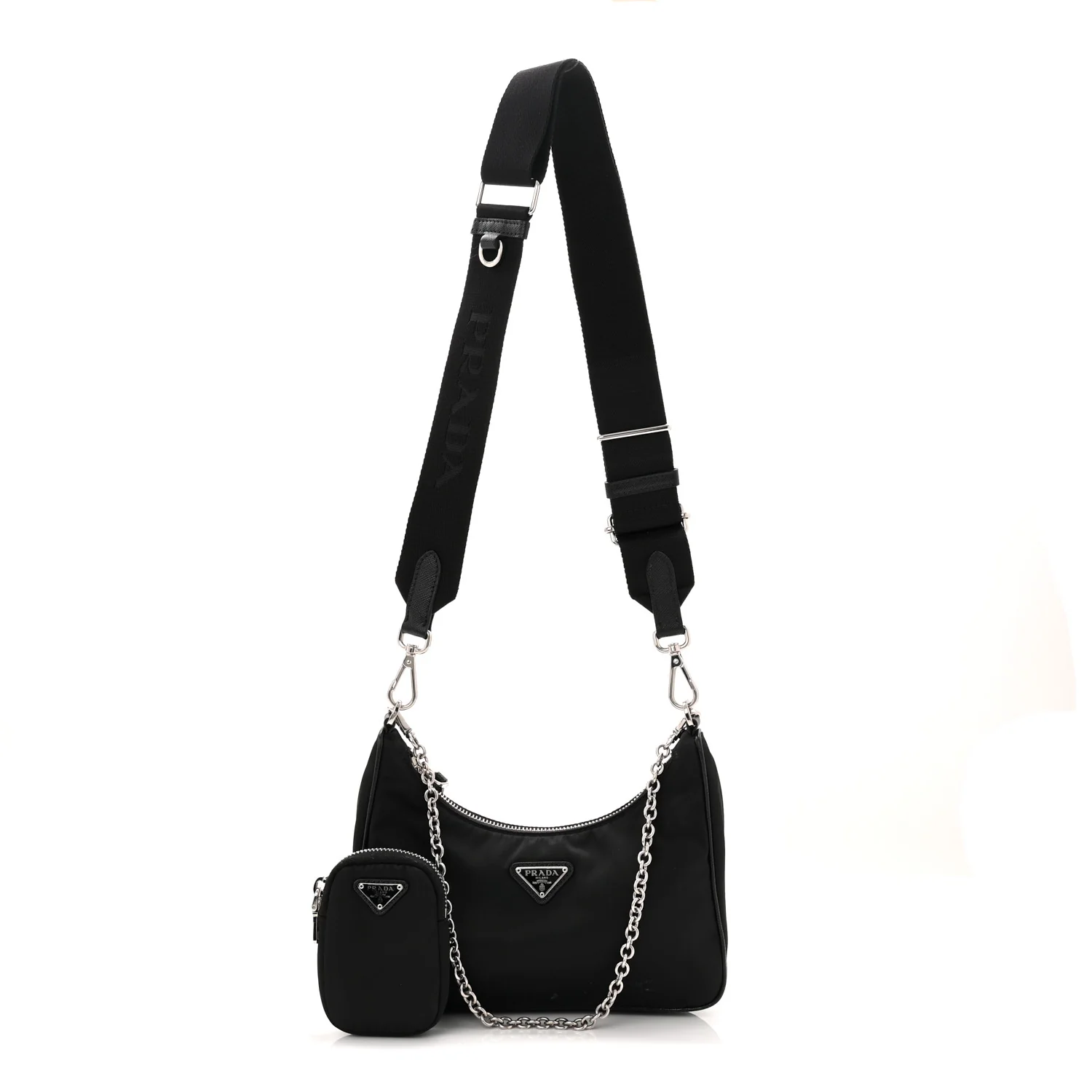 Nylon Re-Edition 2005 Shoulder Bag Black