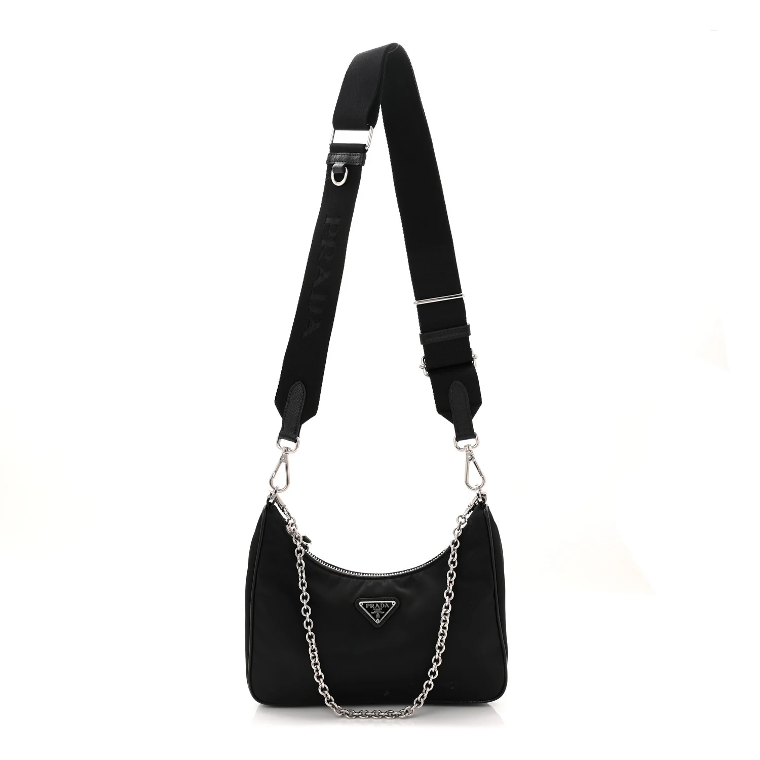 Nylon Re-Edition 2005 Shoulder Bag Black - Image 3