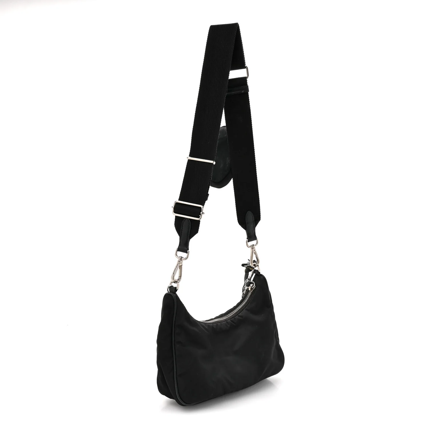 Nylon Re-Edition 2005 Shoulder Bag Black - Image 3