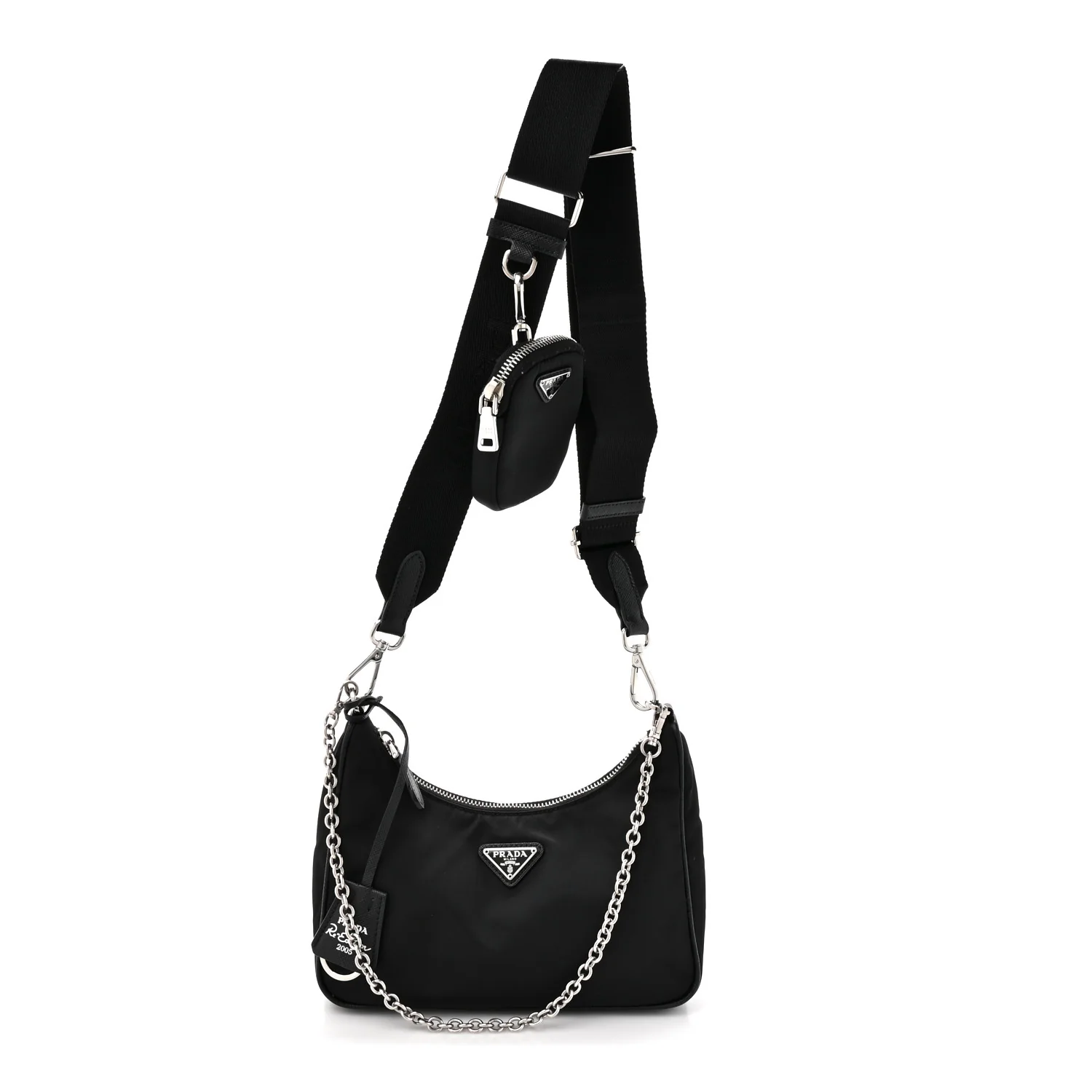 Nylon Re-Edition 2005 Shoulder Bag Black