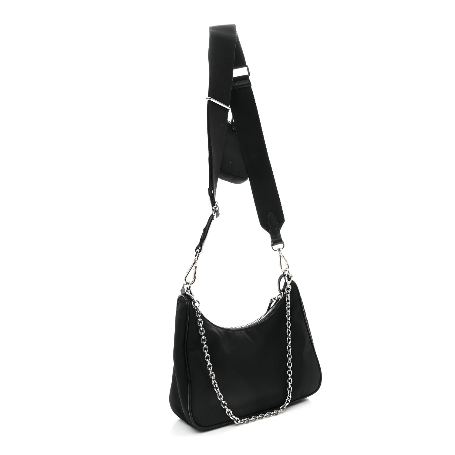Nylon Re-Edition 2005 Shoulder Bag Black - Image 3