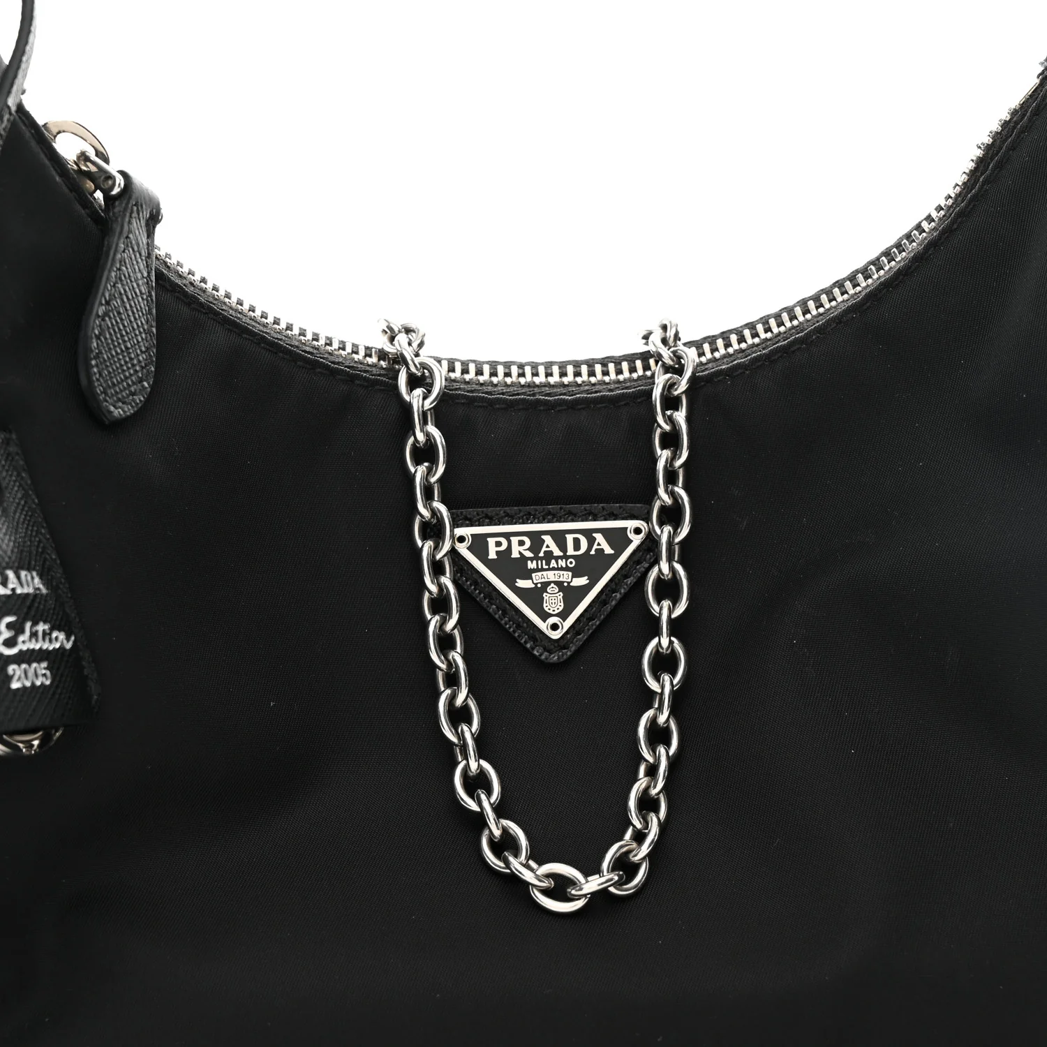 Nylon Re-Edition 2005 Shoulder Bag Black - Image 9