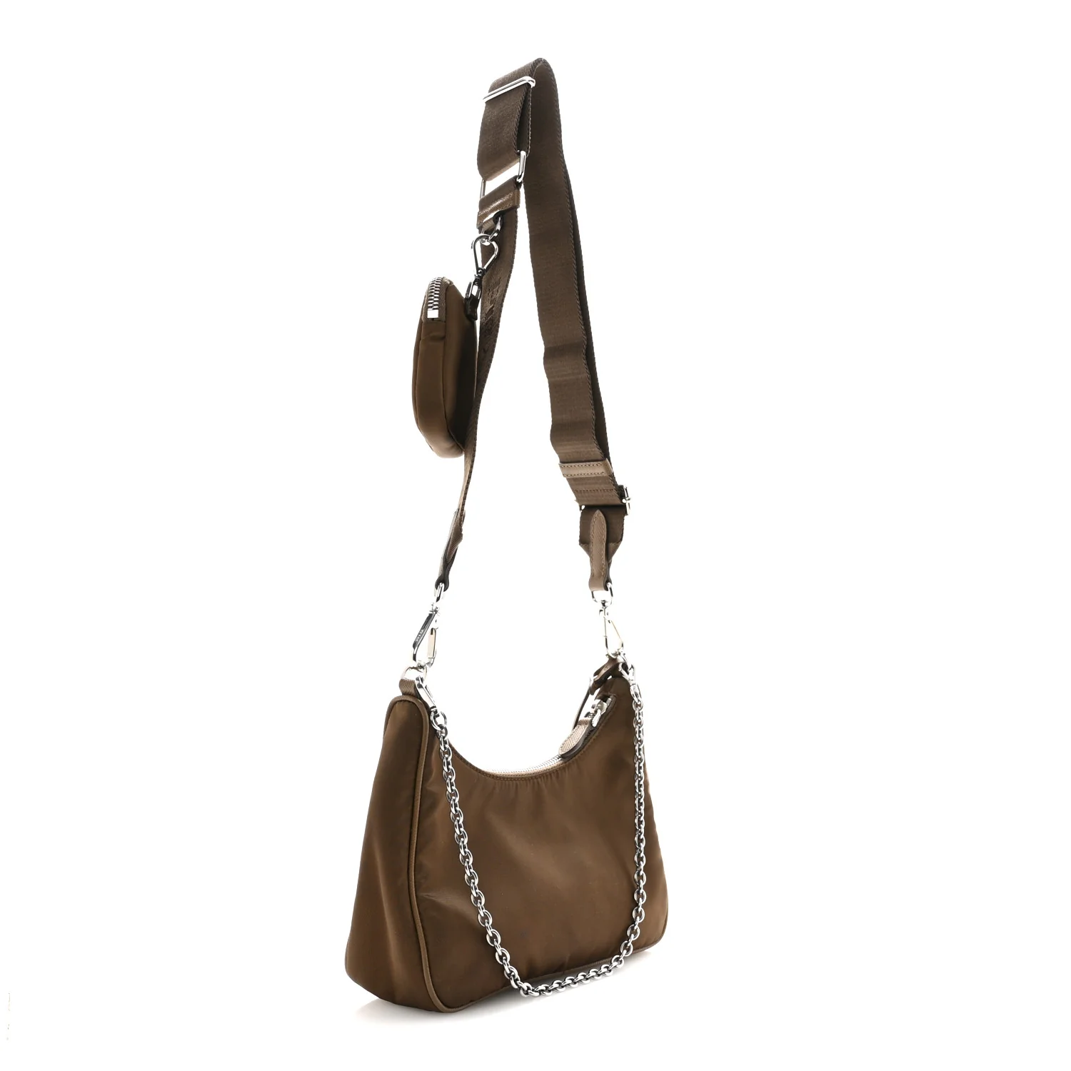 Nylon Re-Edition 2005 Shoulder Bag Cacao - Image 3