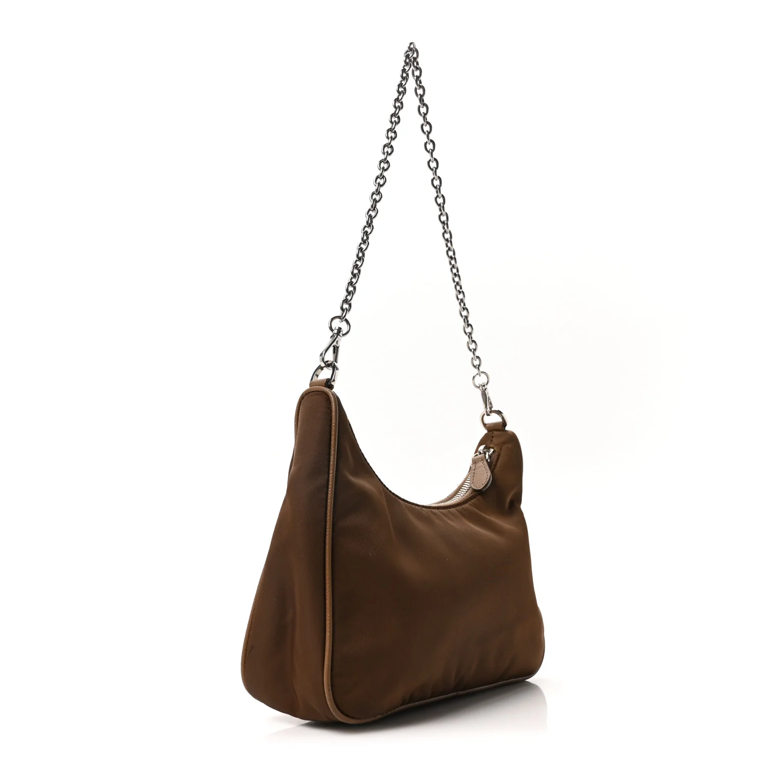 Nylon Re-Edition 2005 Shoulder Bag Cacao - Image 3