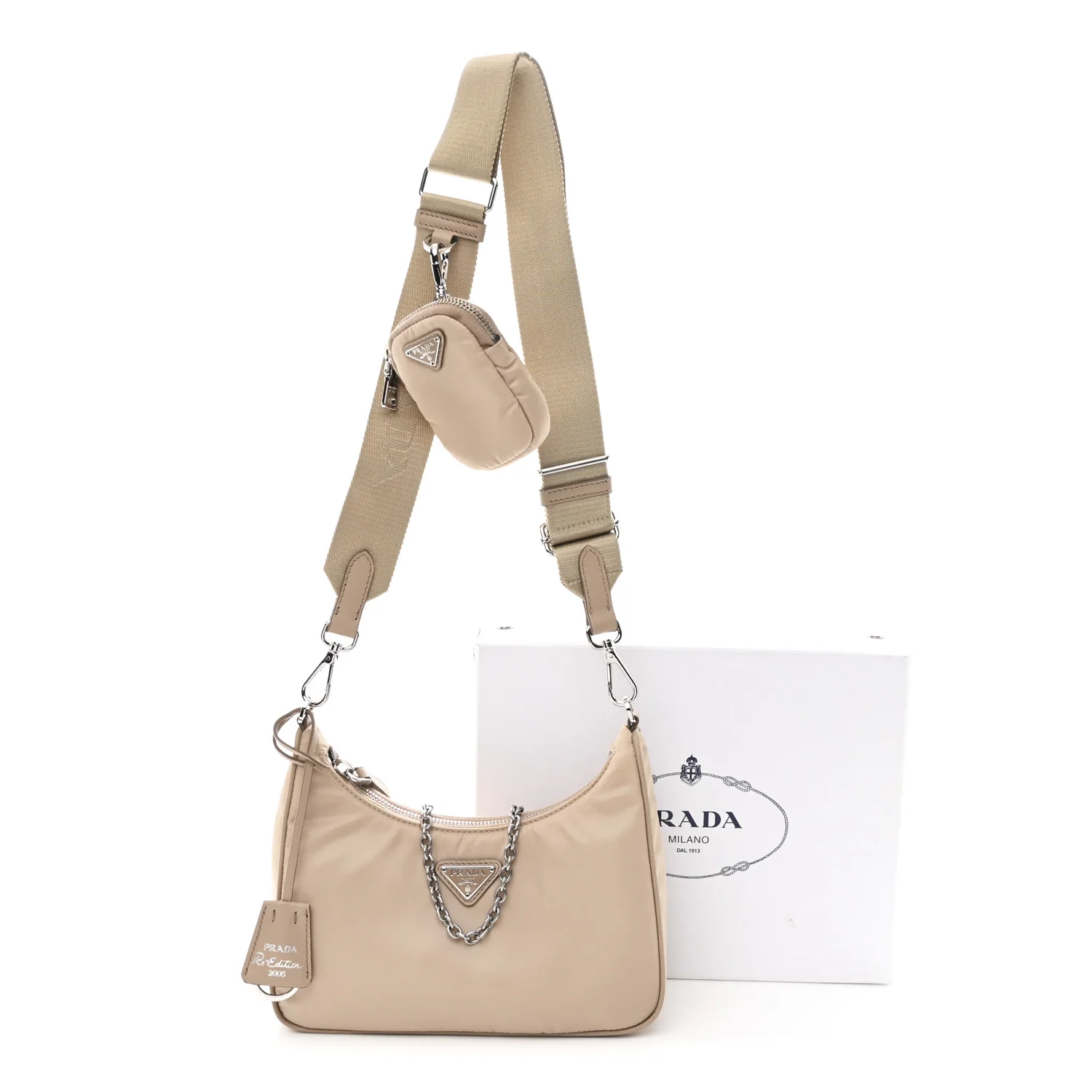 Nylon Re-Edition 2005 Shoulder Bag Cammeo - Image 12