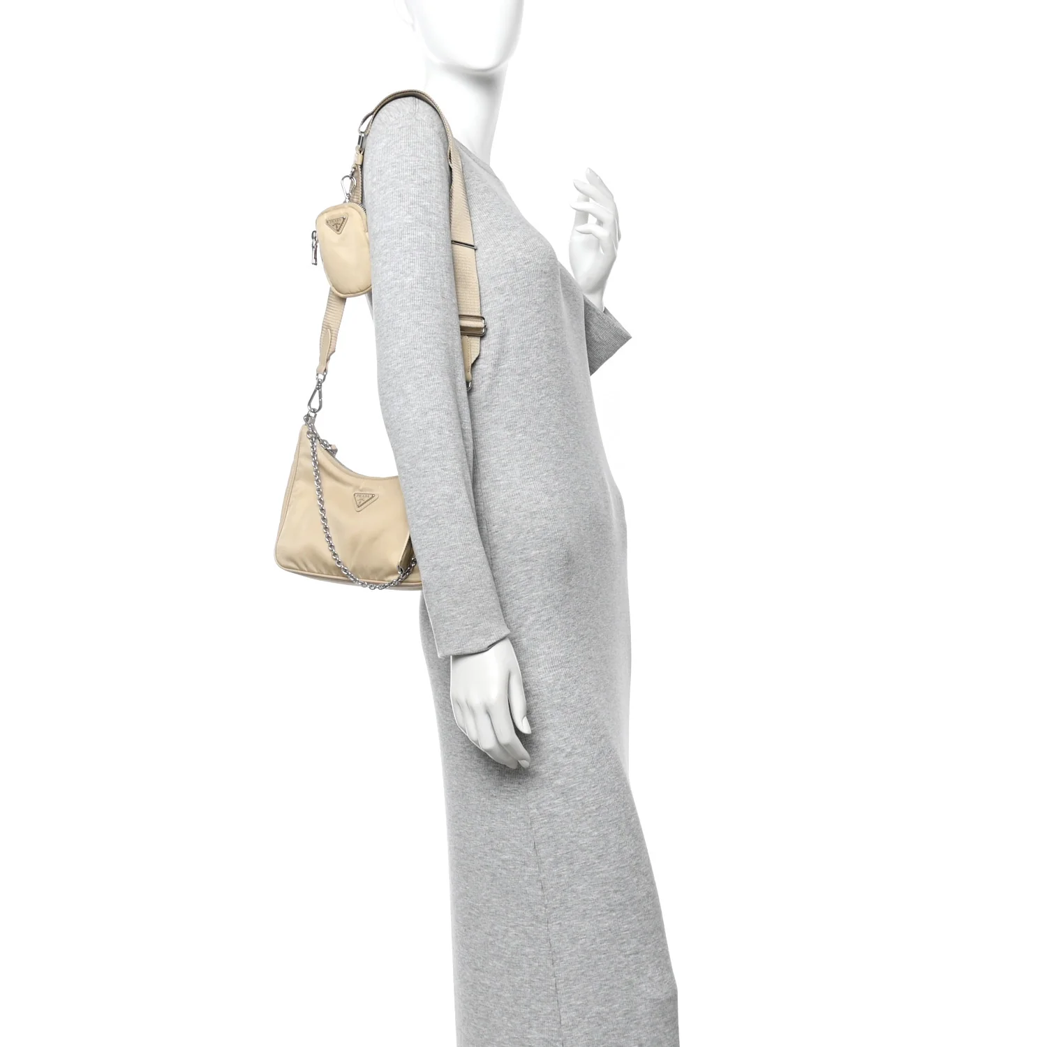 Nylon Re-Edition 2005 Shoulder Bag Deserto - Image 2