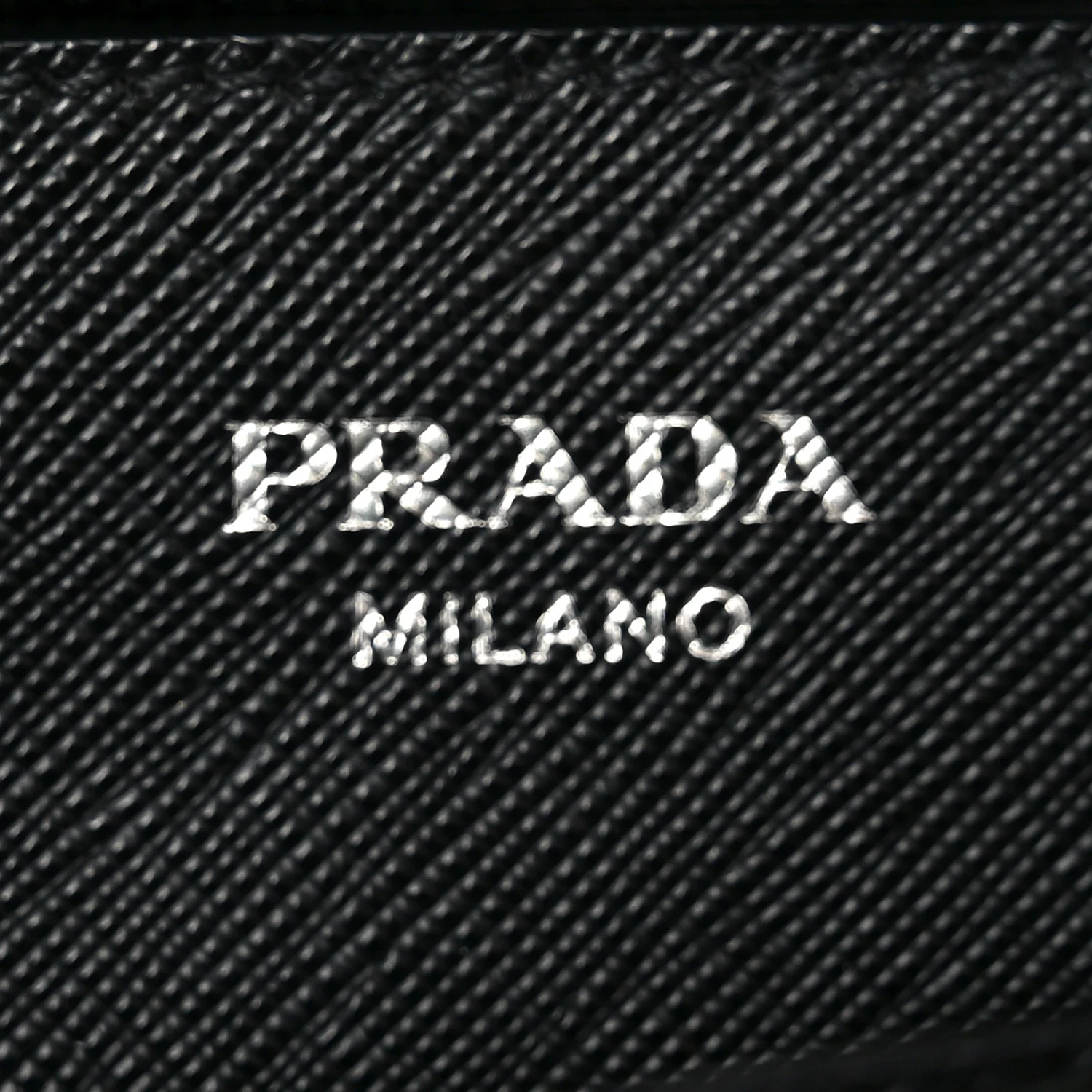 Nylon Saffiano Top Handle Bag Black - Image 6