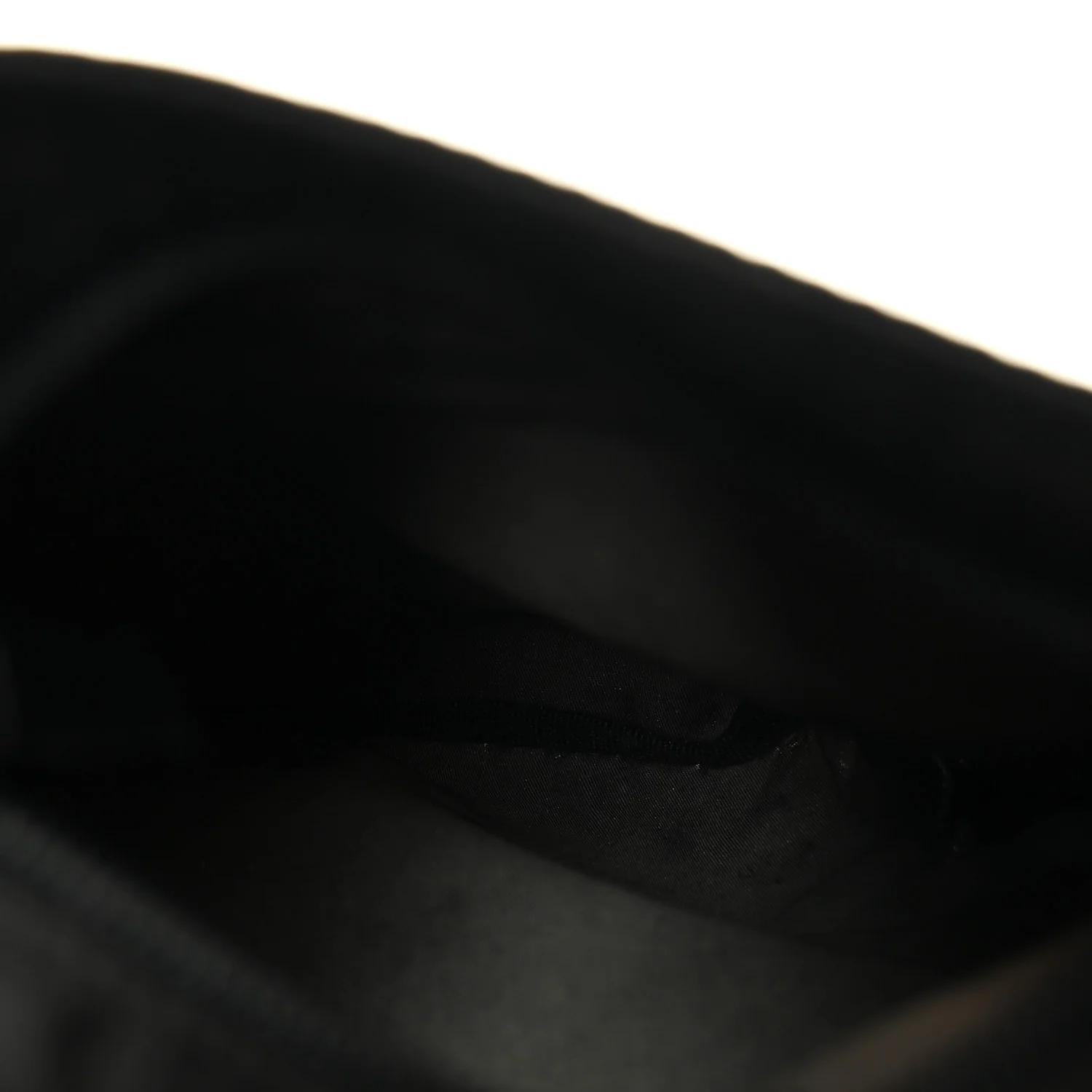 Nylon Small Flat Messenger Bag Black - Image 5