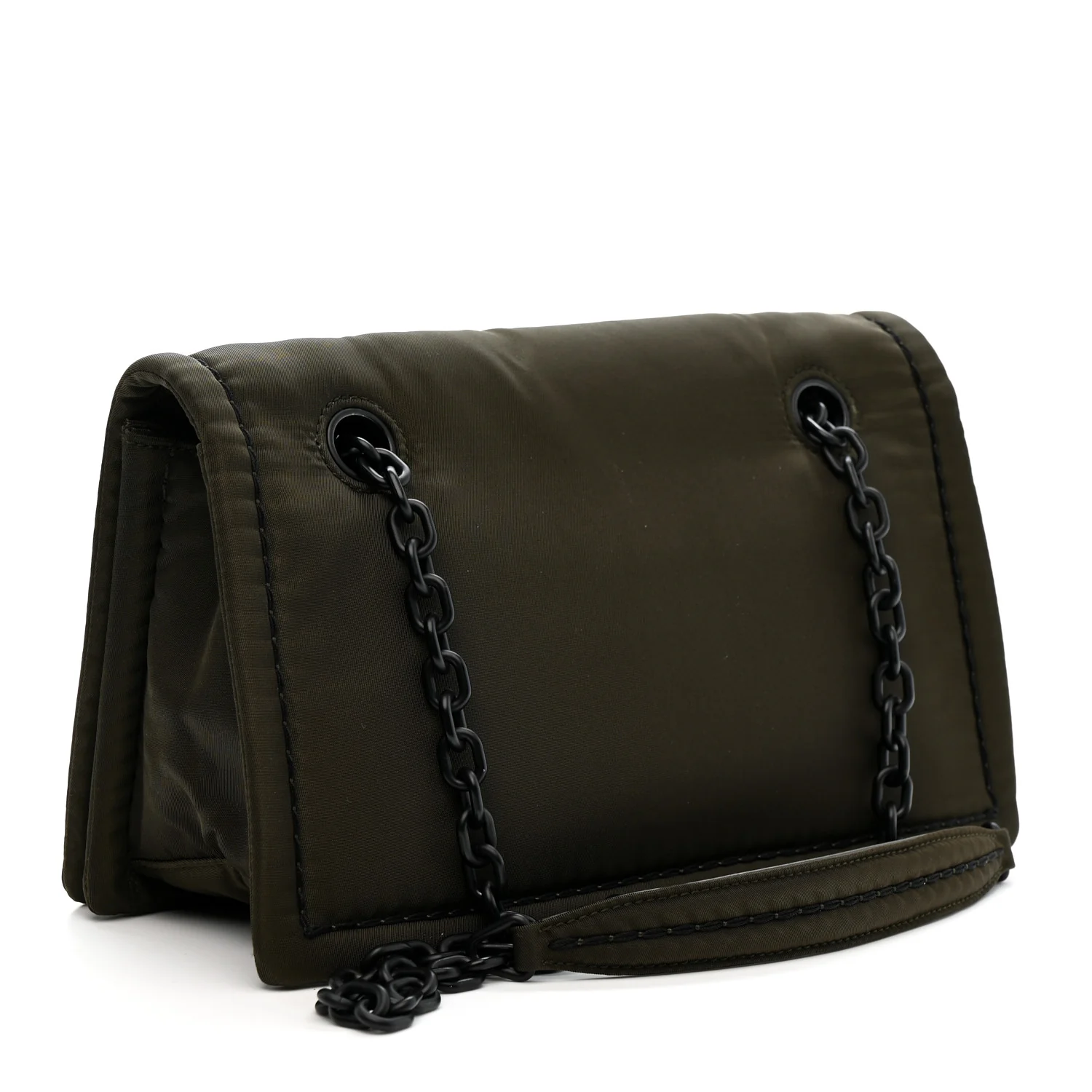 Nylon Tessuto Chain Shoulder Bag Mimetico - Image 3