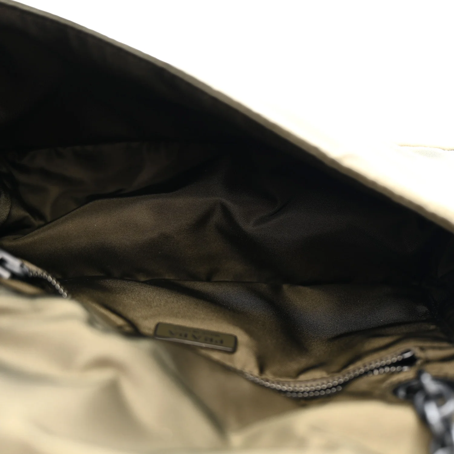 Nylon Tessuto Chain Shoulder Bag Mimetico - Image 5