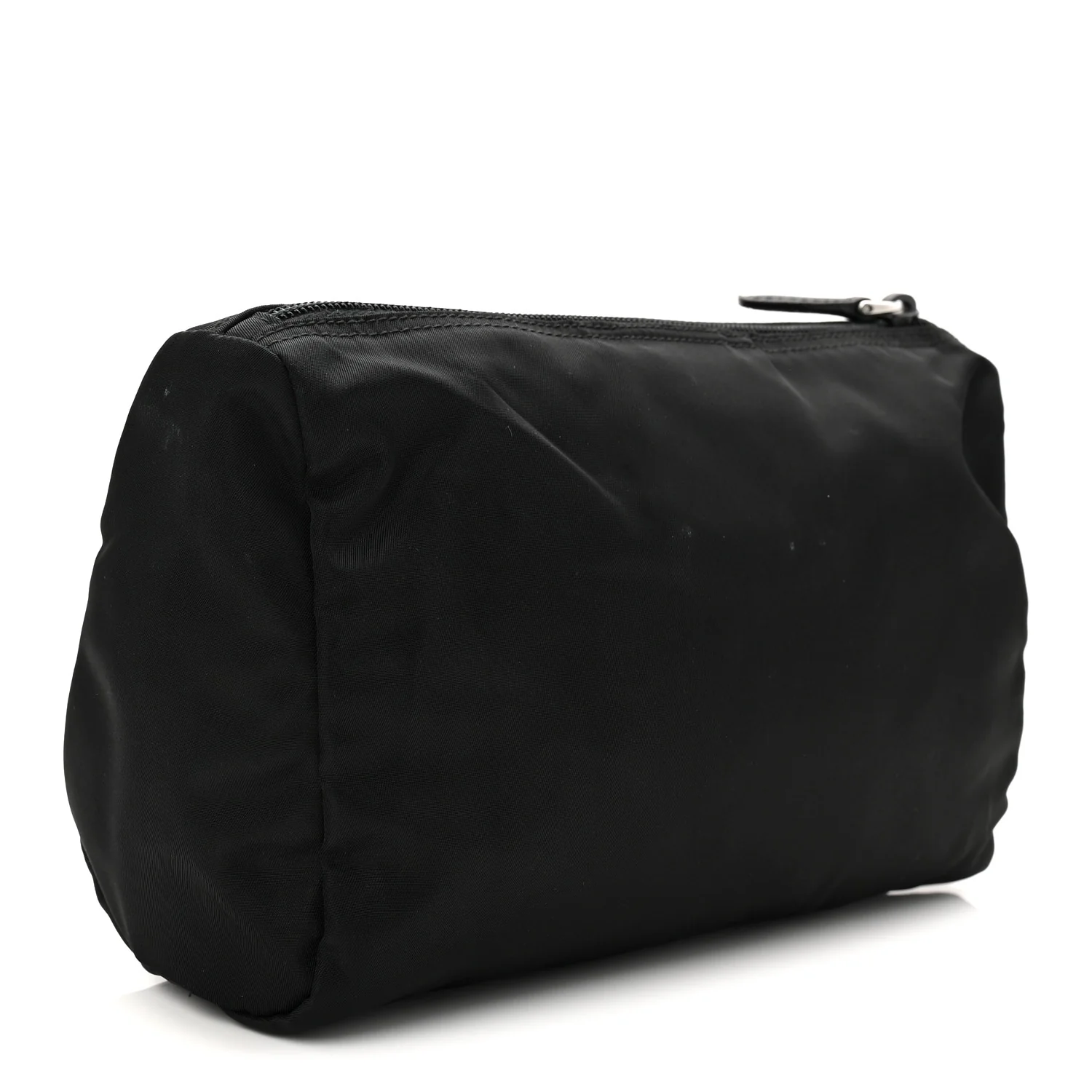 Nylon Tessuto Cosmetic Pouch Black - Image 3
