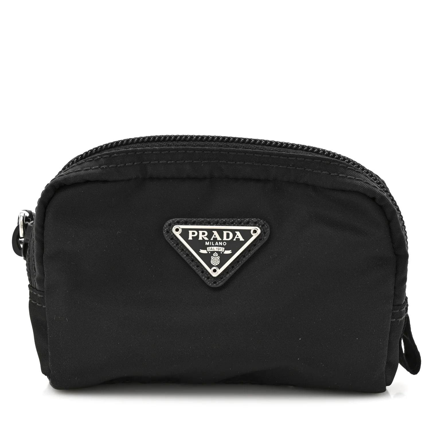 Nylon Tessuto Mini Pouch Black