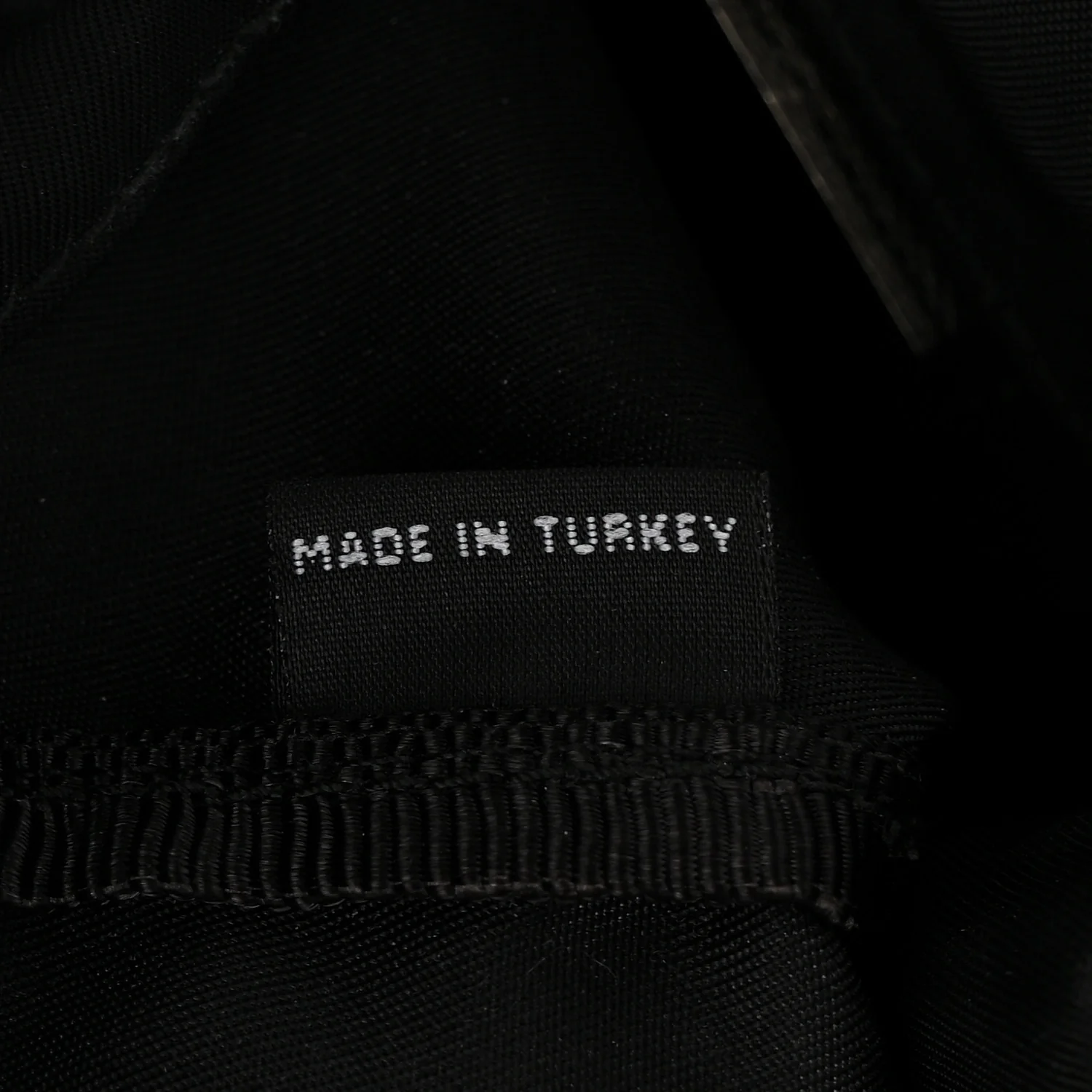 Nylon Vela Drawstring Pouch Black - Image 7