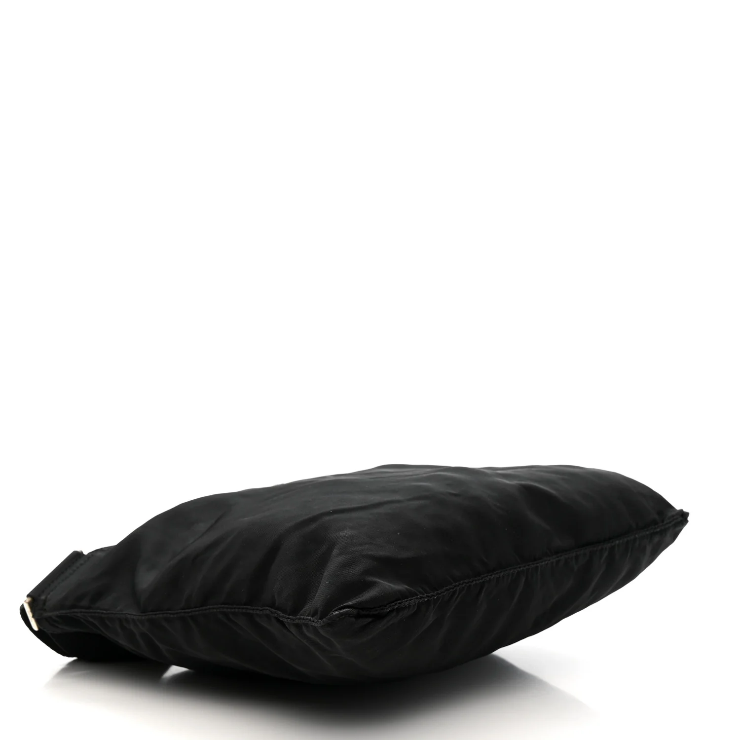 Nylon Vela Flat Messenger Bag Black - Image 4