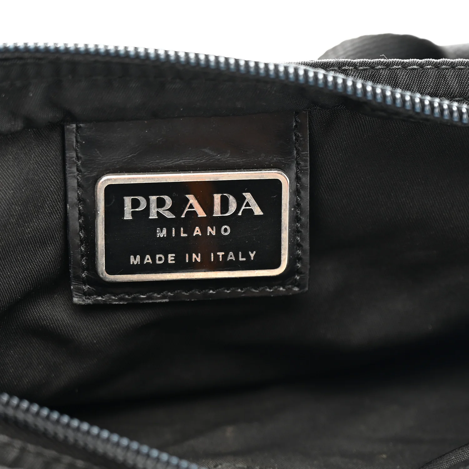 Nylon Vela Flat Messenger Bag Black - Image 6