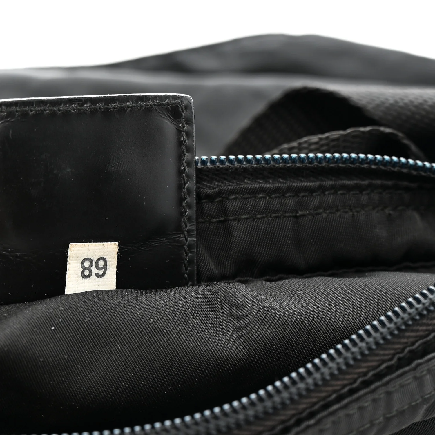 Nylon Vela Flat Messenger Bag Black - Image 7