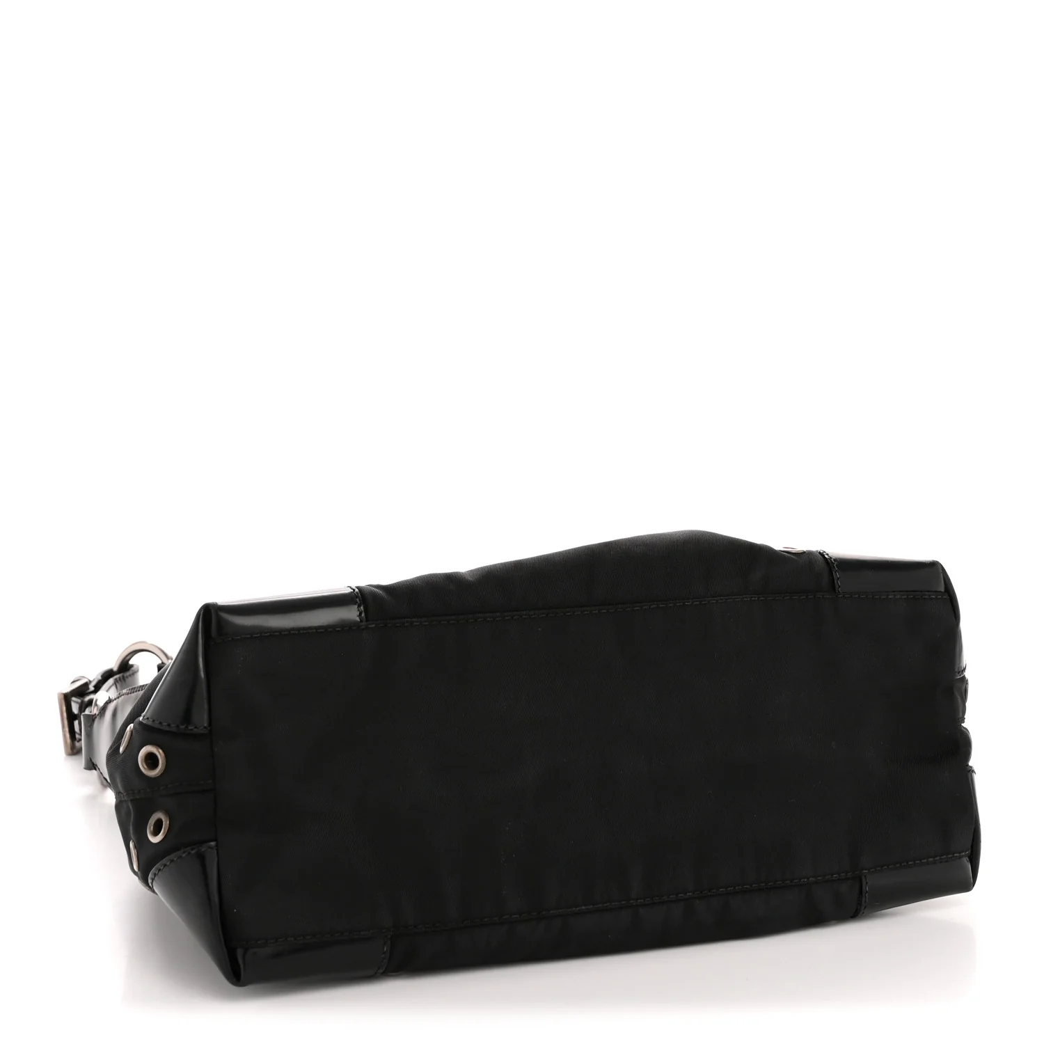 Nylon Vela Grommet Tote Black - Image 4