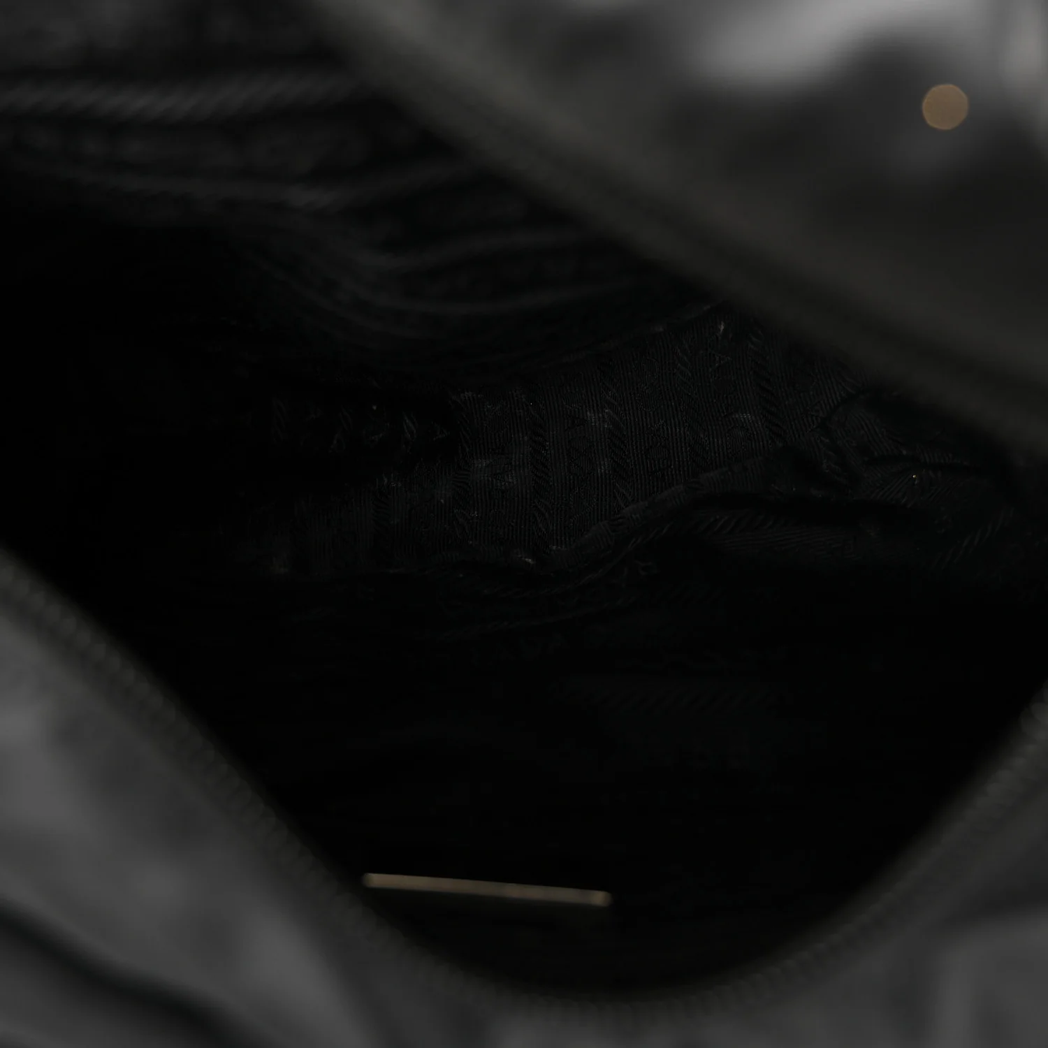 Nylon Vela Saffiano Single Buckle Messenger Shoulder Bag Black - Image 5