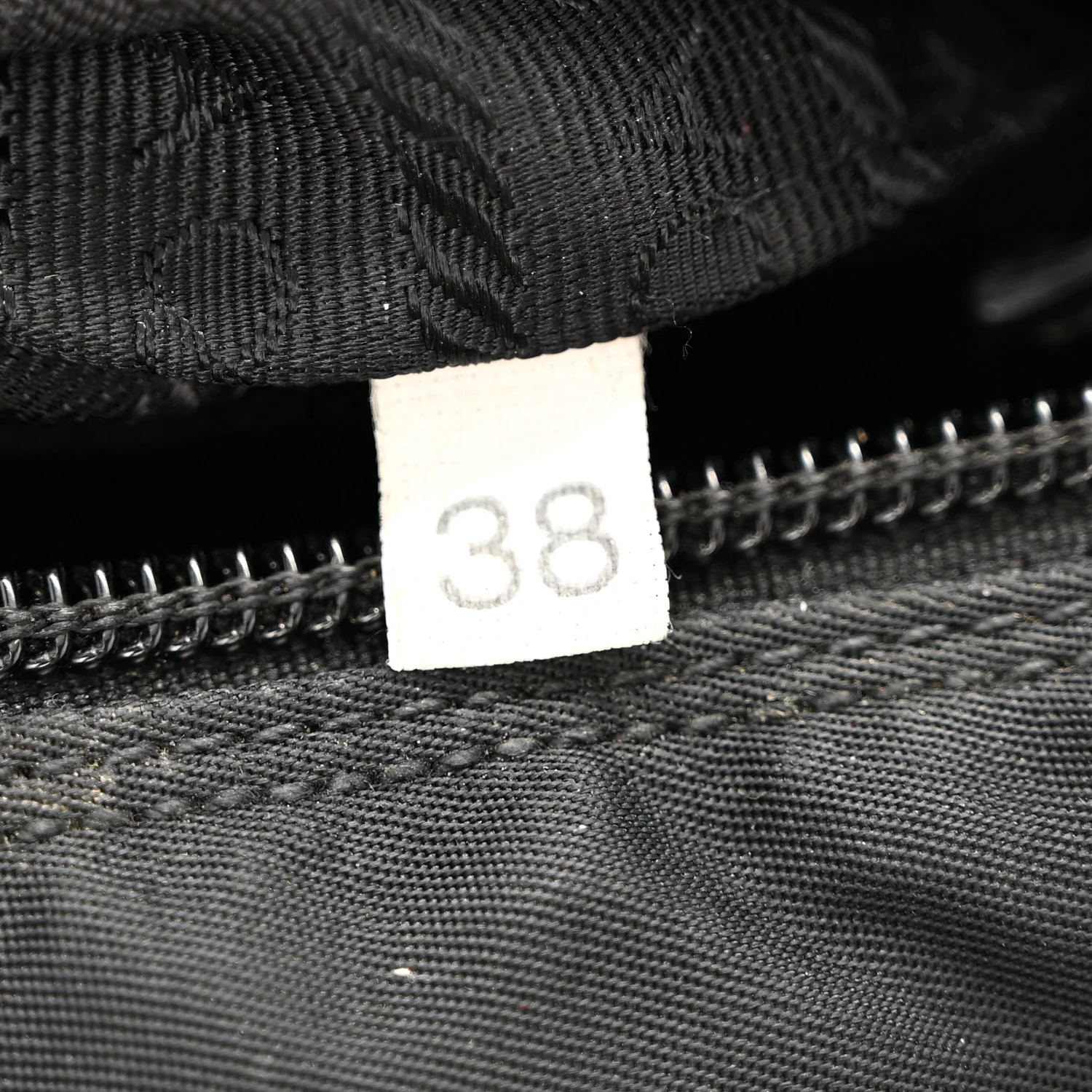 Nylon Vela Saffiano Single Buckle Messenger Shoulder Bag Black - Image 7