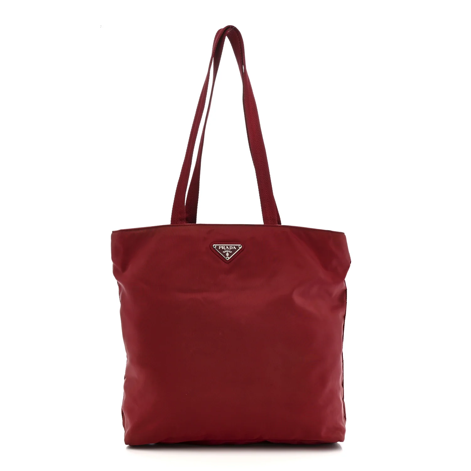 Nylon Zip Tote Bag Granato