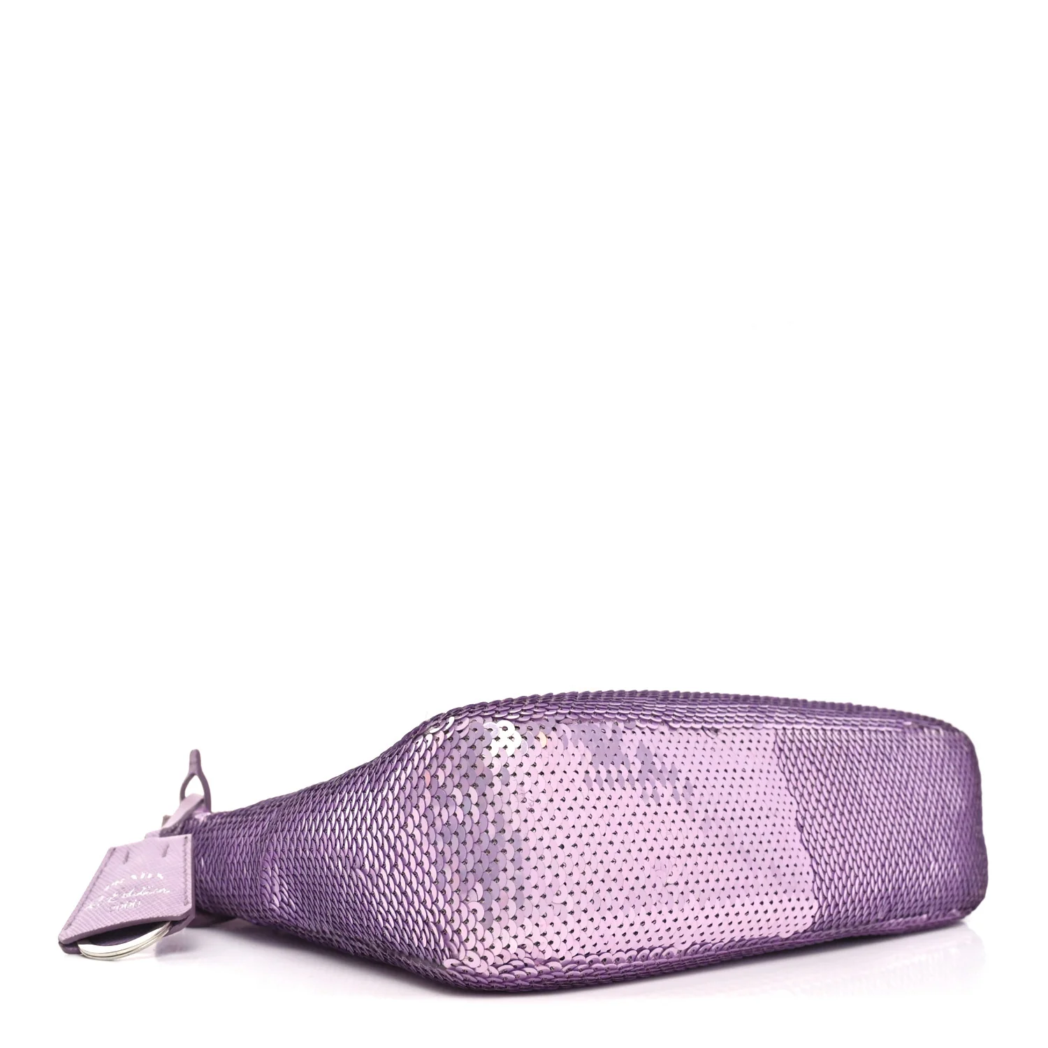 Paillettes Sequin Mini Re-Edition 2000 Bag Lilium Black - Image 4