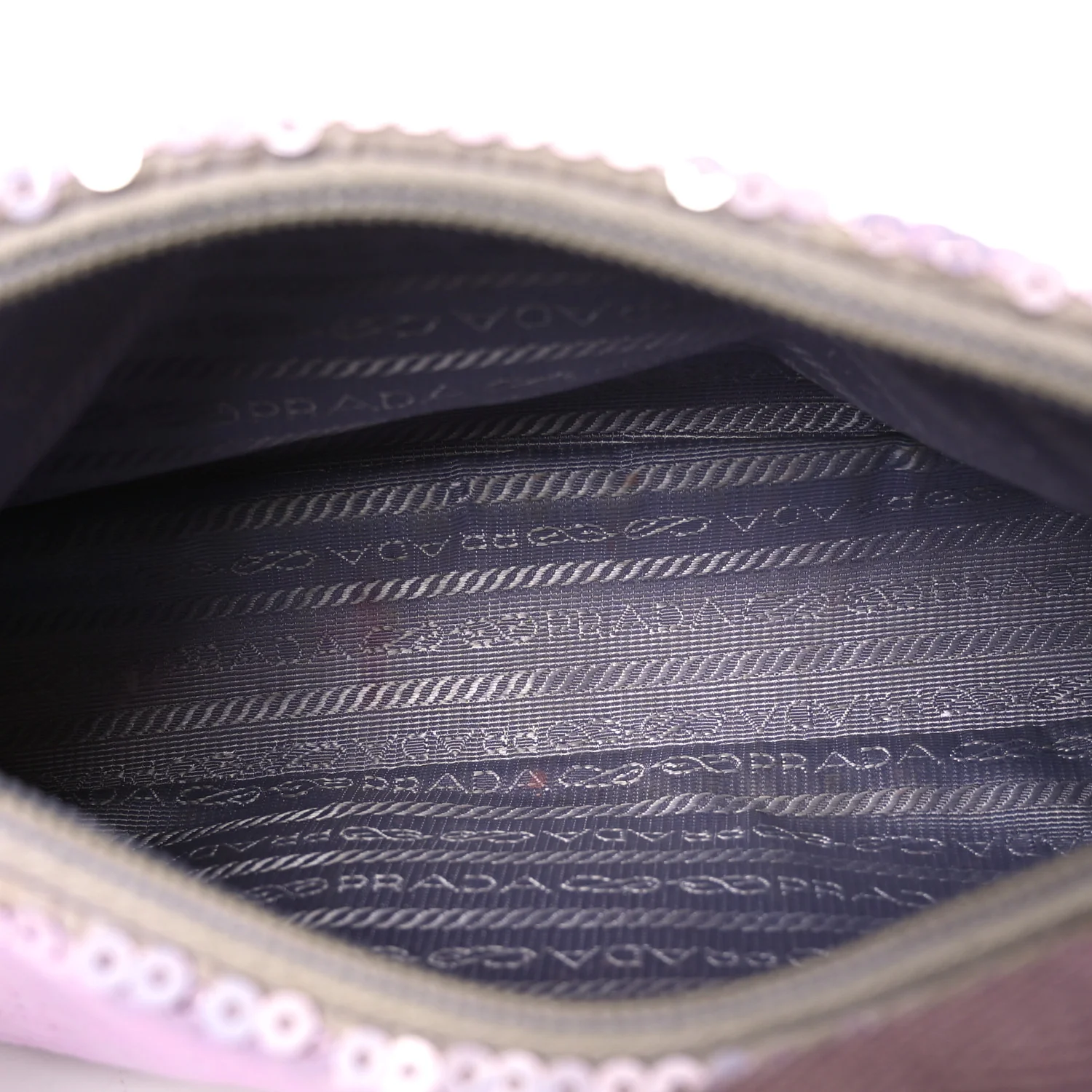 Paillettes Sequin Mini Re-Edition 2000 Bag Lilium Black - Image 5