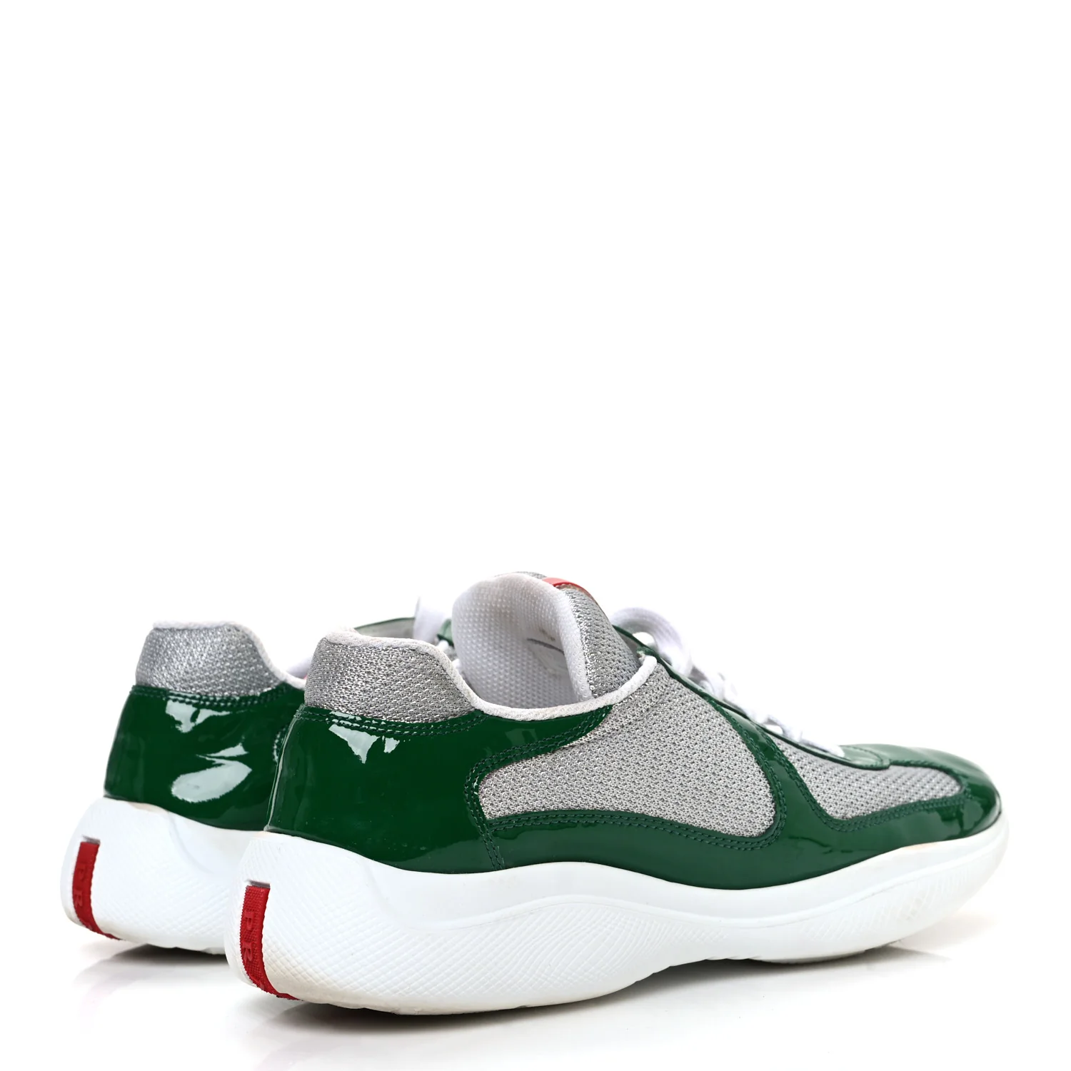 Patent America's Cup Patchwork Sneakers 39.5 Green - Image 5