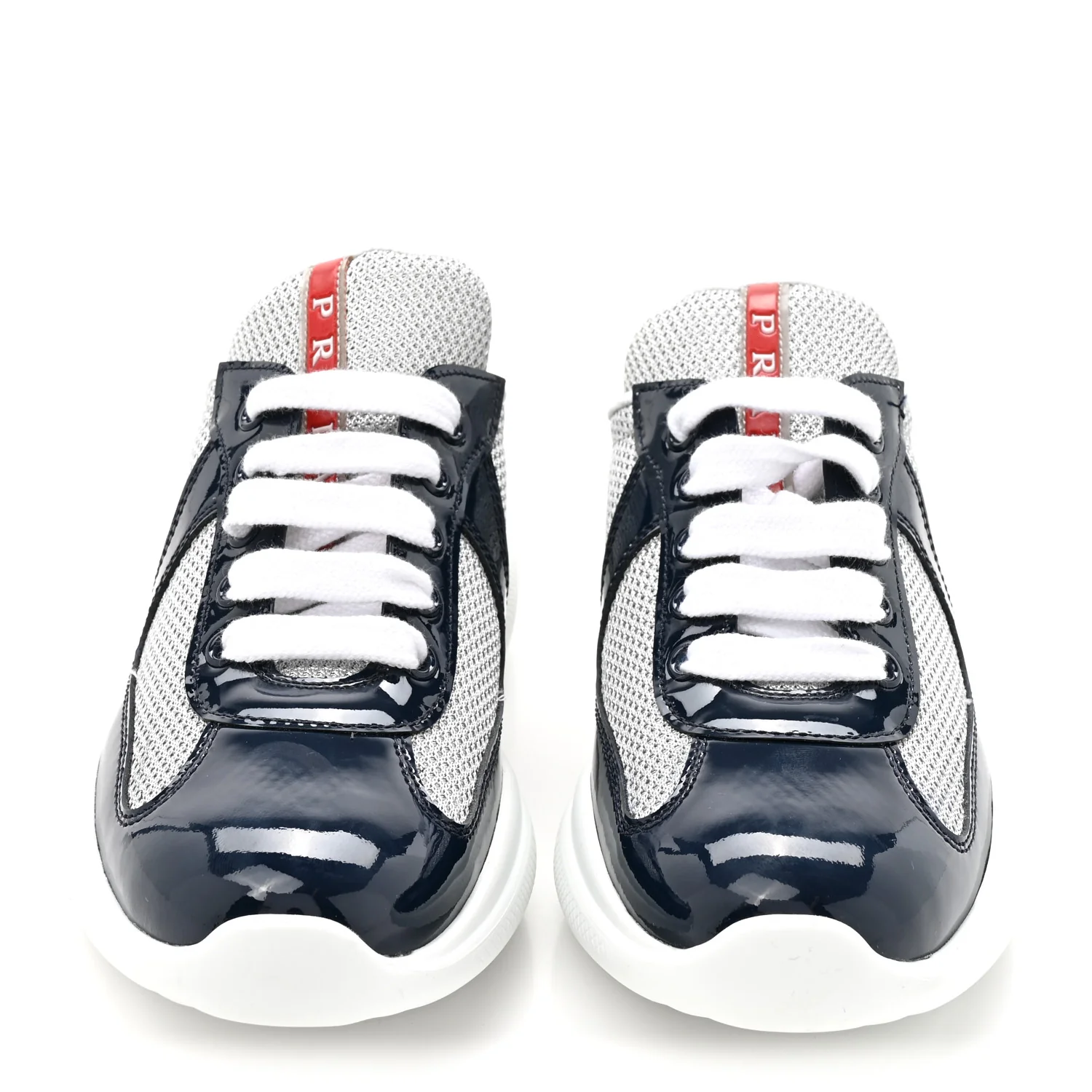 Patent Technical Fabric America's Cup Biker Sneakers 35 Royal Blue - Image 3