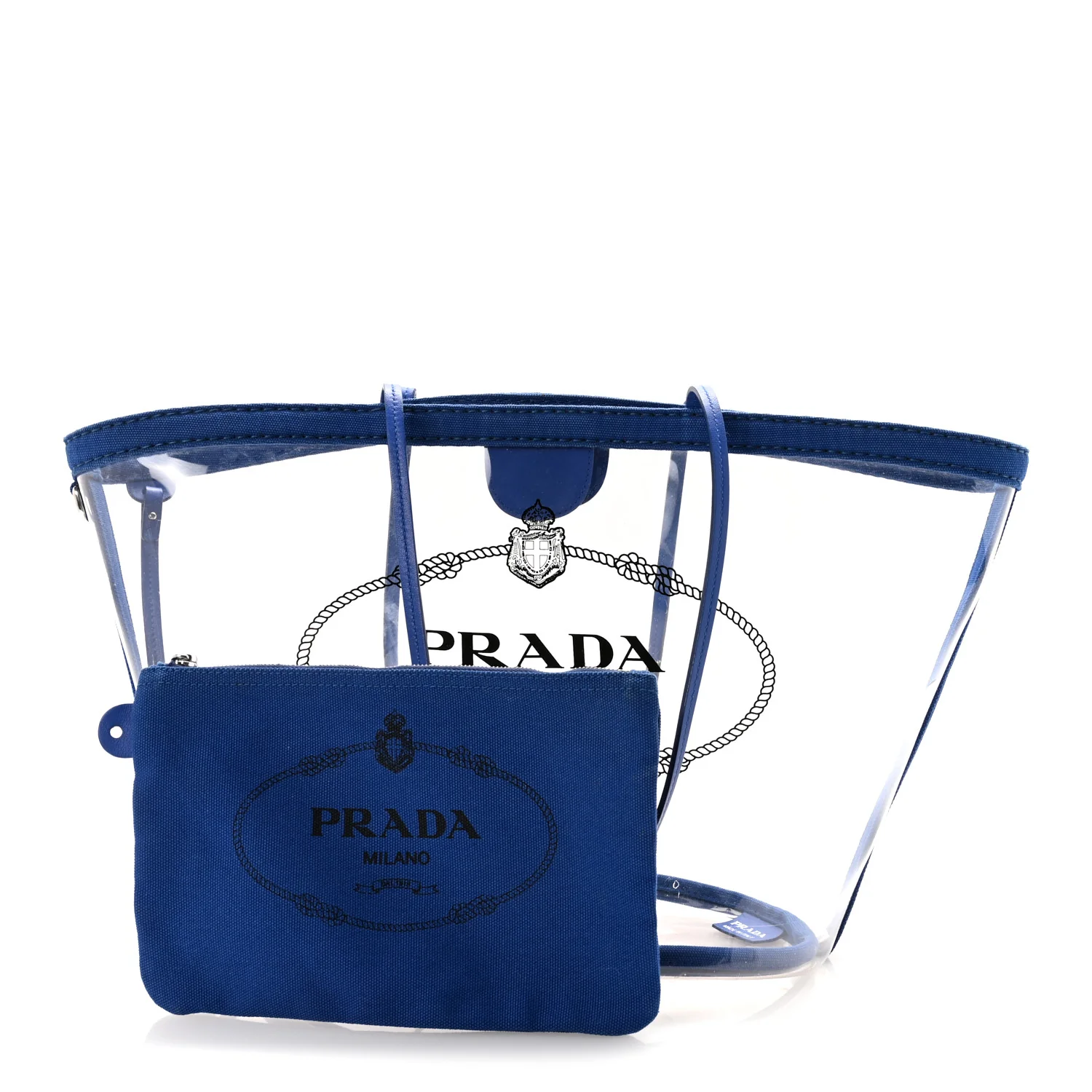 PVC Canapa Tote Cobalto - Image 3