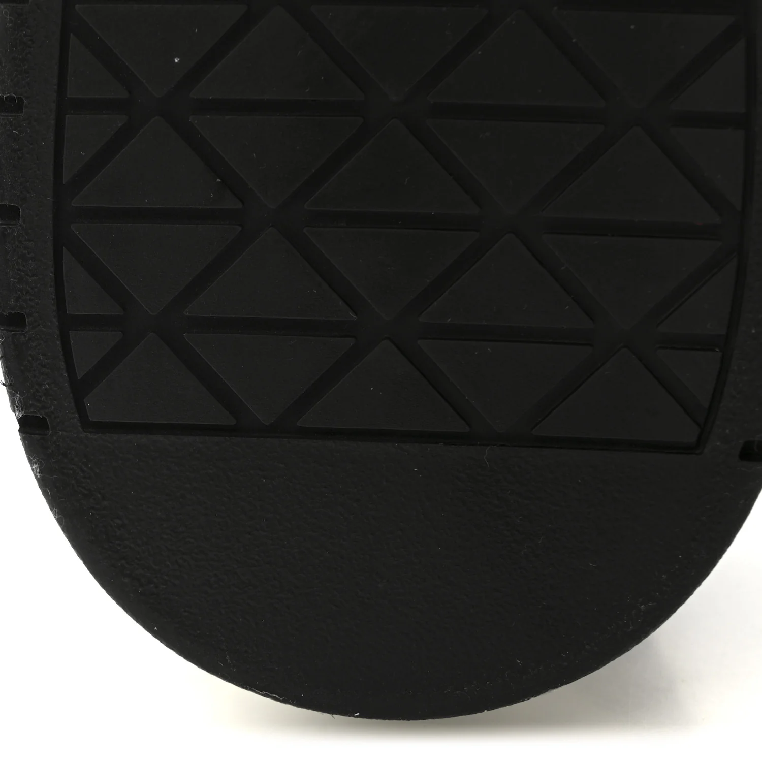 Re-Nylon Gabardine Metal Triangle Logo Mens Downtown Low Top Sneakers 9 Black - Image 9